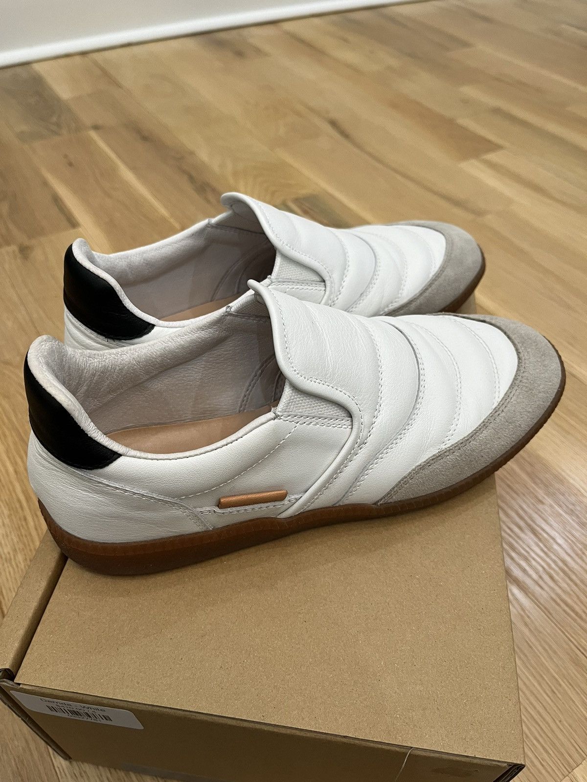 Hender Scheme Hender Scheme Derrida White Slip On Sneakers Size US 8 / EU 41 - 2 Thumbnail