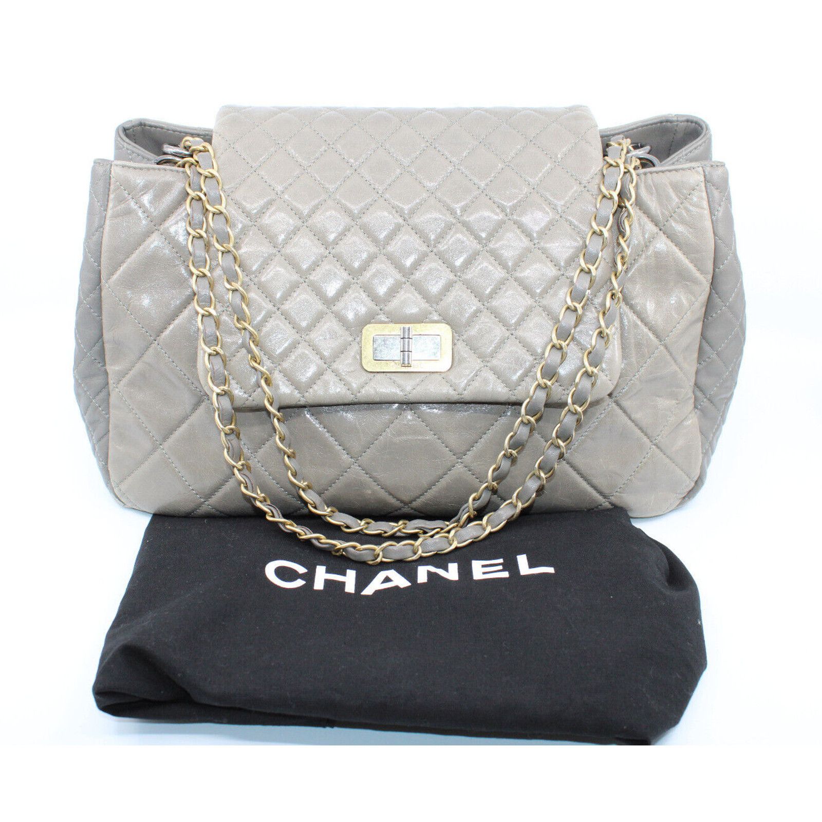 Chanel CHANEL Glazed Crinkled Mademoiselle Reissue Flap 2.55 2011 Size ONE SIZE - 1 Thumbnail