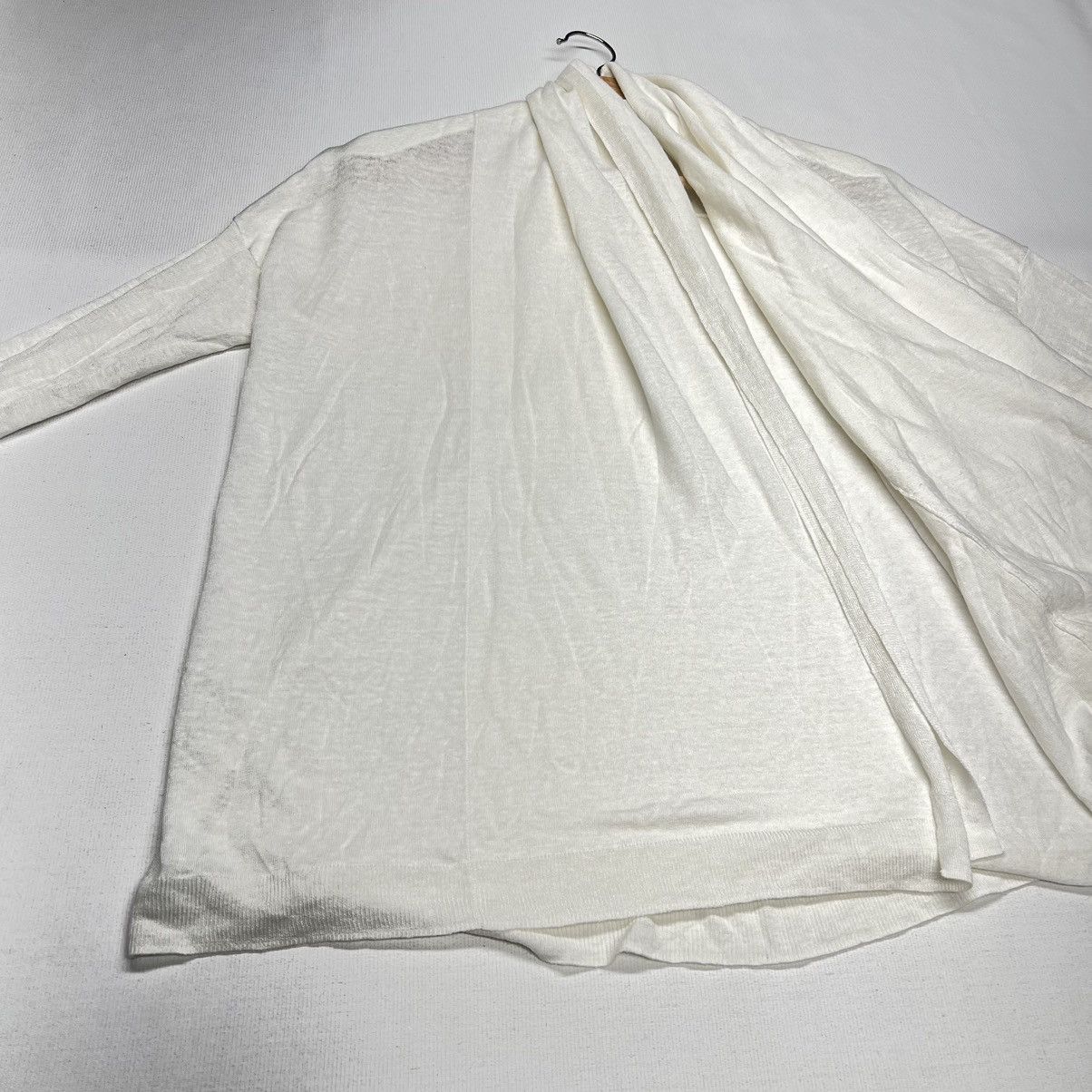 Theory NEW Theory Cardigan Sweater White Linen Drape Billey Riflex Size S / US 4 / IT 40 - 5 Thumbnail