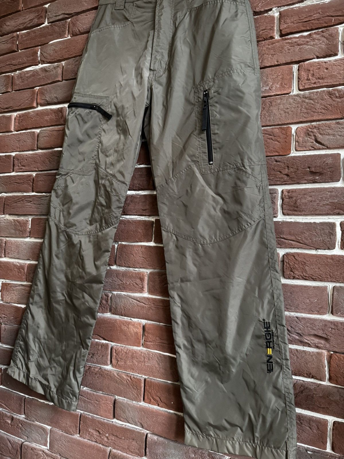 Energie Rare Y2K Energie Green Cargo Sweat Track Pants Italy 30 Size US 30 / EU 46 - 3 Thumbnail