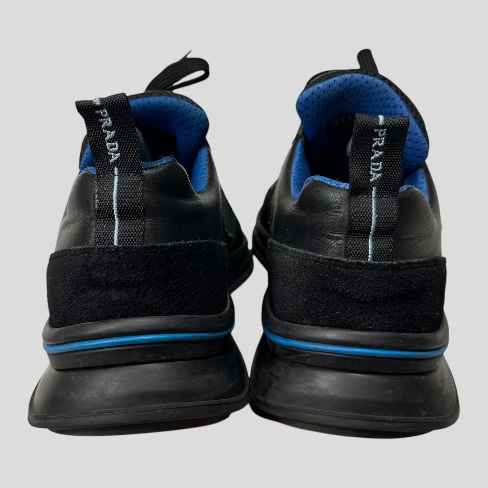 Prada Prada 2018 Mechano Rubber + Leather Logo Trainers - UK8.5/9 Size US 9.5 / EU 42-43 - 8 Thumbnail