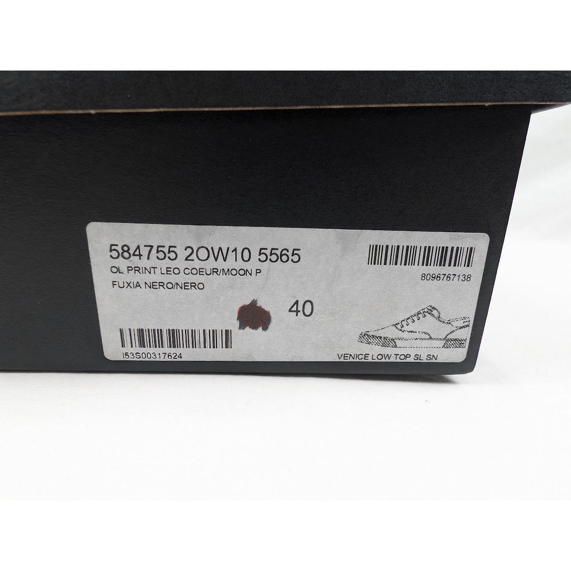 Saint Laurent Paris o1rshd1 Women's Venice Low Top SL Sneakers in Fuxia Nero Size US 10 / IT 40 - 22 Thumbnail