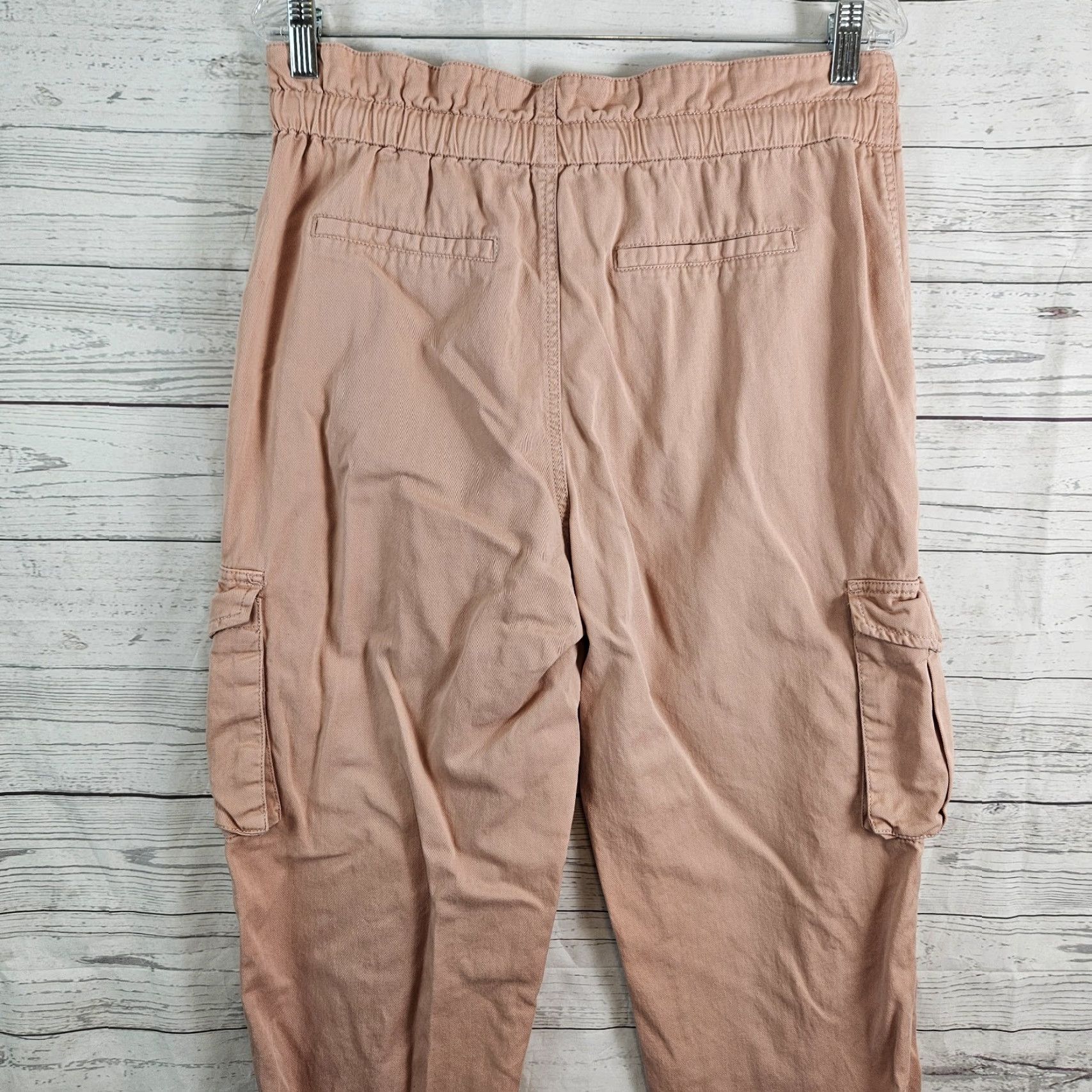 Vintage BLANKNYC Womens Cargo Pants Joggers Pink High Rise Cotton Size 28 Size 28" / US 6 / IT 42 - 4 Thumbnail