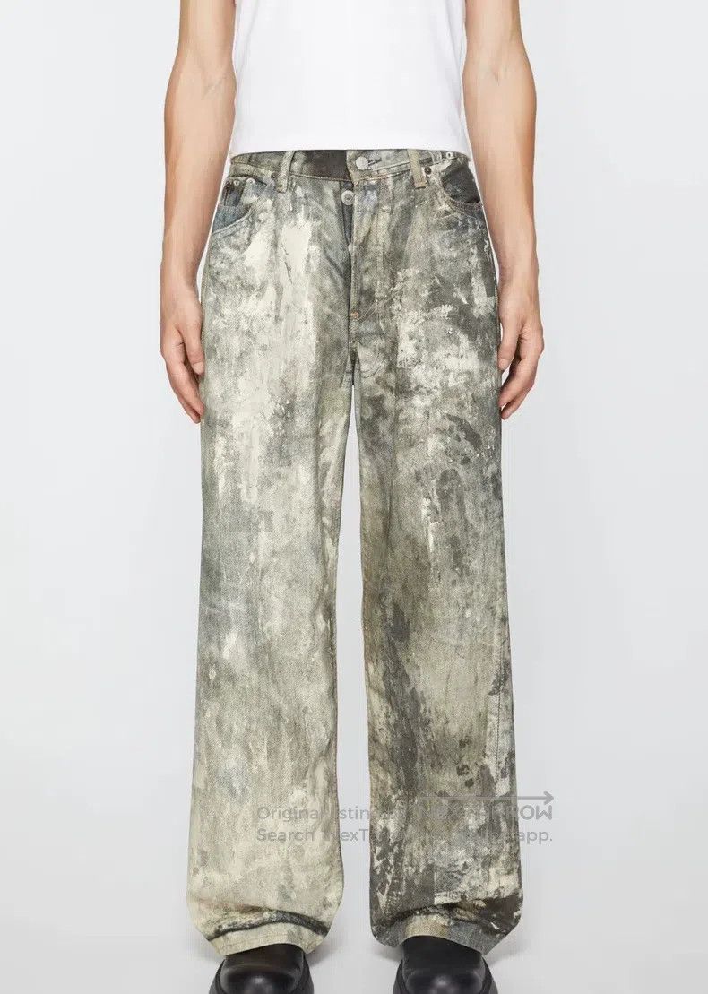 Acne Studios Acne Studios Splatter-Painted Denim Pants Size US 30 / EU 46 - 1 Thumbnail