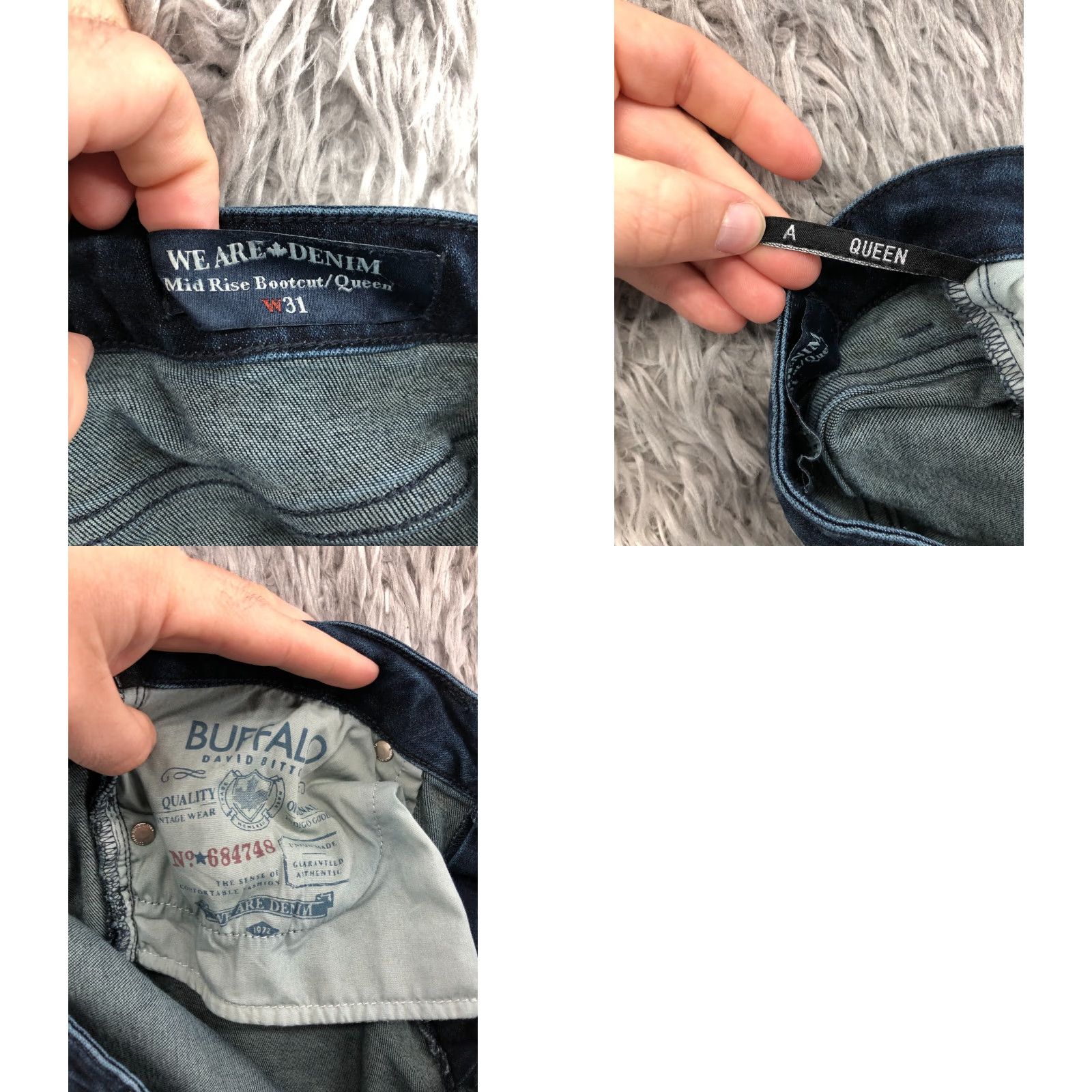 Buffalo David Bitton Buffalo David Bitton Jeans Bootcut Womens Dark Wash Blue Size 31 Mid Rise 31 Inseam 5-Pocket Denim Baggy? (avoid new words) Size 24" / US 00 / IT 34 - 9 Thumbnail