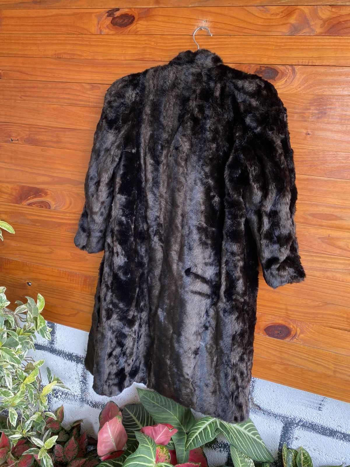 Vintage Vintage Jean Louis de Paris Faux Fur Long Coat Black Size M / US 6-8 / IT 42-44 - 13 Thumbnail