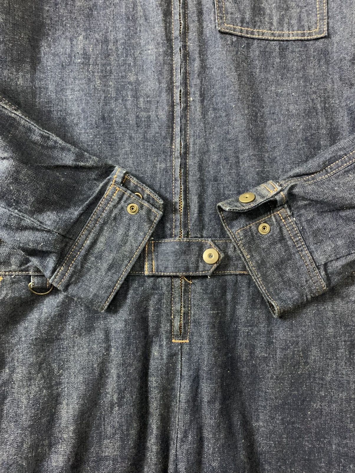 Japanese Brand × Vintage Rare Navy 'Et Beige' Overall Size US 32 / EU 48 - 5 Thumbnail