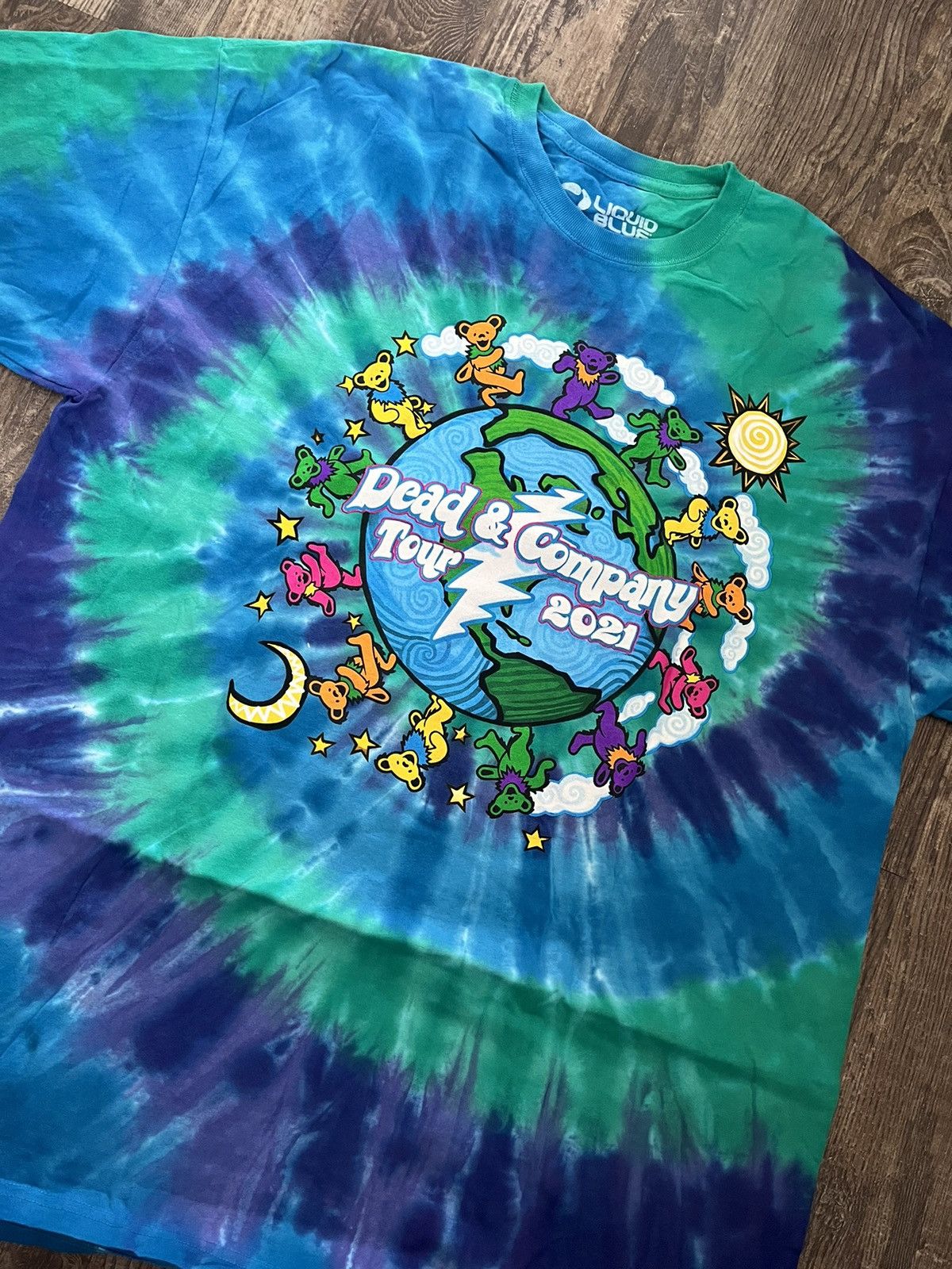 Liquid Blue Liquid Blue Grateful Dead Tour T-Shirt Size US XL / EU 56 / 4 - 1 Thumbnail