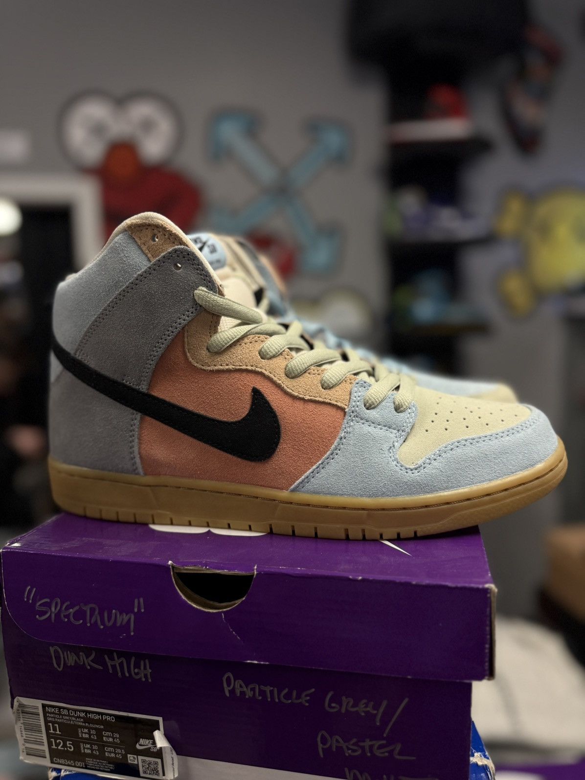 Nike Nike SB Dunk High Spectrum Milti Color Size 11 (NEW) Size US 11 / EU 44 - 2 Thumbnail
