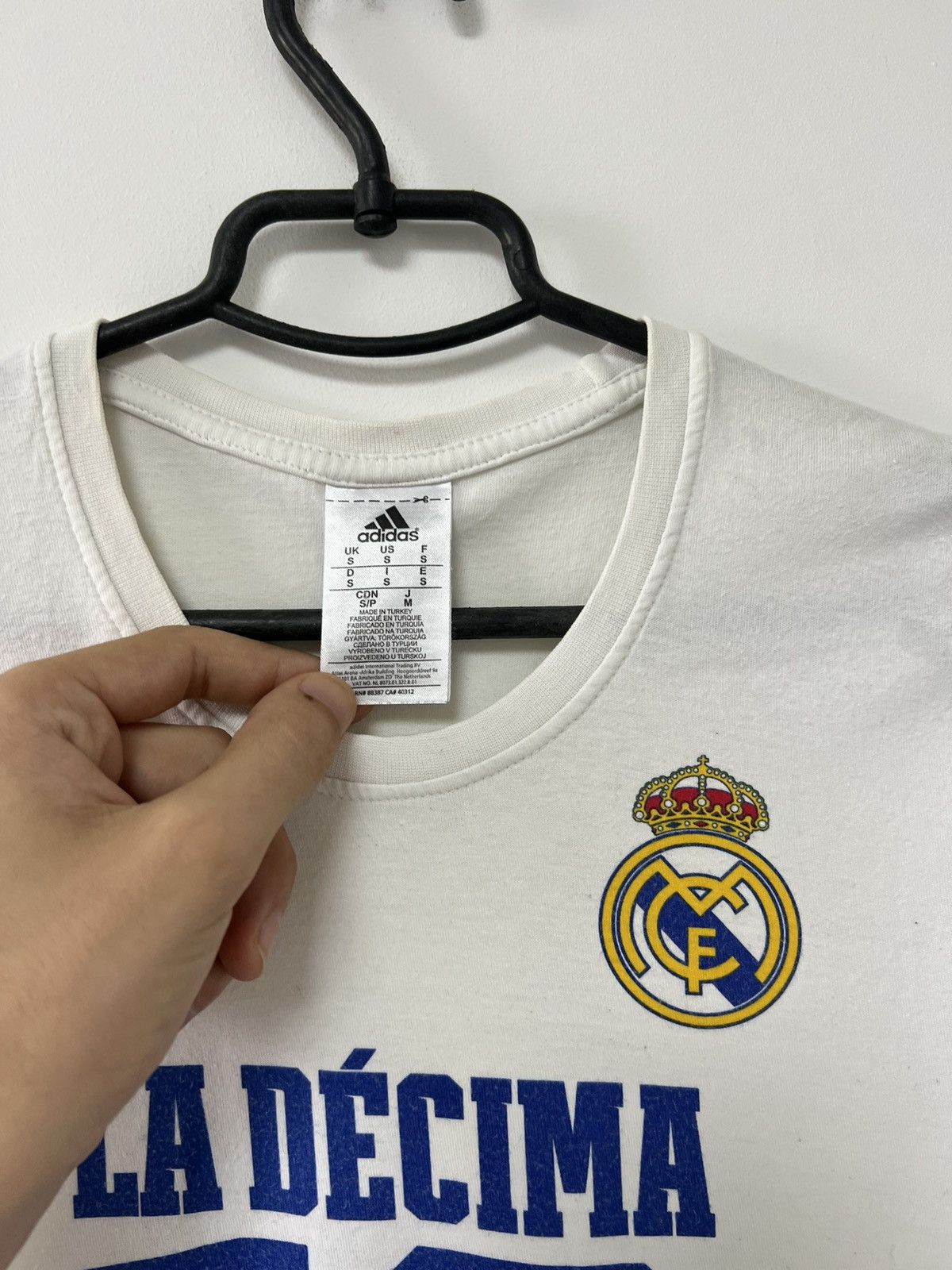 Adidas Real Madrid UCL Champions La Decima Training Adidas T shirt Size US S / EU 44-46 / 1 - 9 Thumbnail