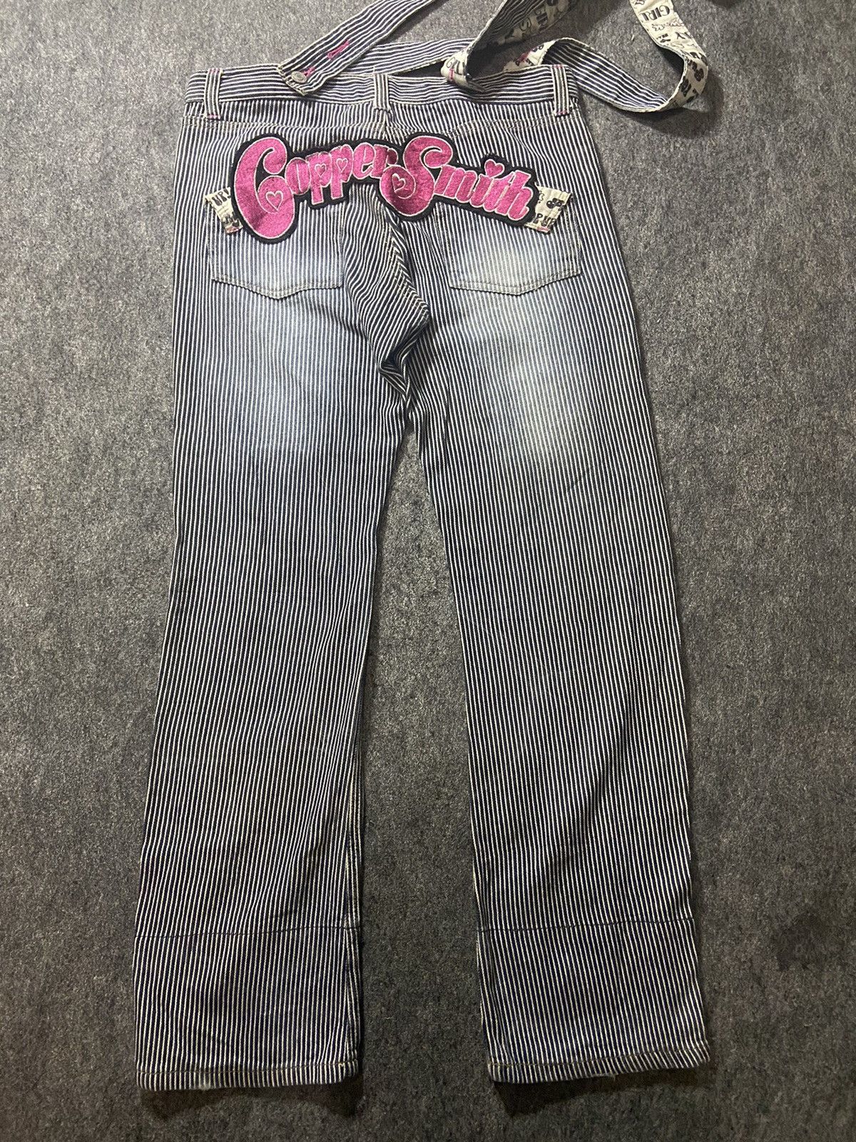Hysteric Glamour × Le Grande Bleu (L.G.B.) VTG joust overall distressed pants Size US 31 - 2 Thumbnail