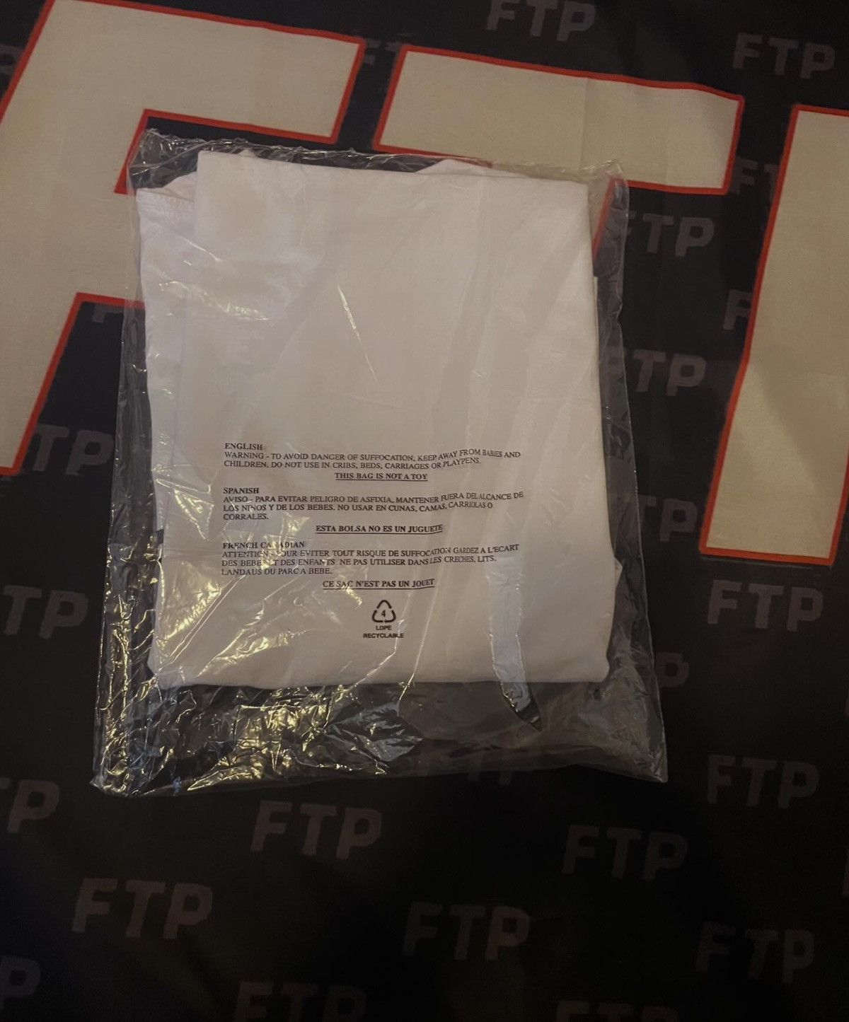 Fuck The Population FTP Flocked Logo Tee Size US L / EU 52-54 / 3 - 4 Thumbnail
