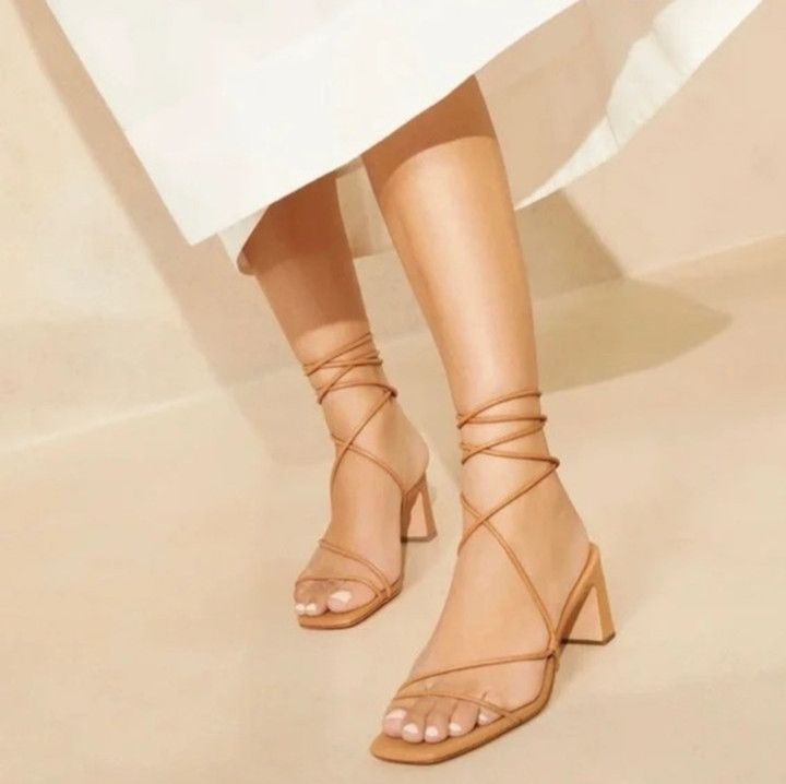 Loeffler Randall Loeffler Randall lace up heel sandals Size 8 B Size US 8 / IT 38 - 1 Thumbnail