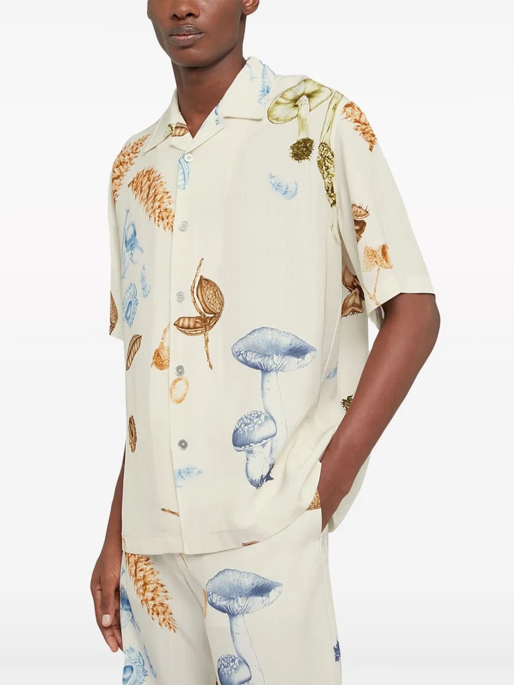 Other Mushroom-Print Short-Sleeved Shirt Size US S / EU 44-46 / 1 - 2 Thumbnail