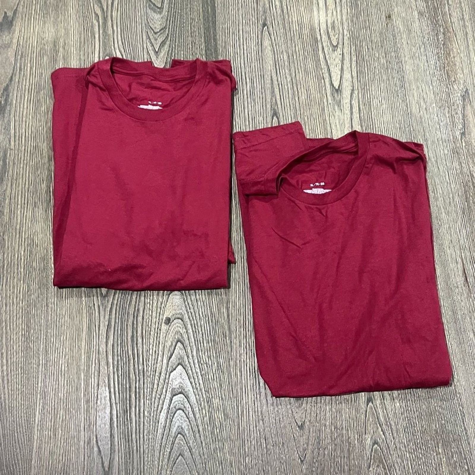 Vintage NWOT 2 Pack Mens T-Shirts Crew Neckline Short Sleeve Size XL Size US XL / EU 56 / 4 - 1 Thumbnail