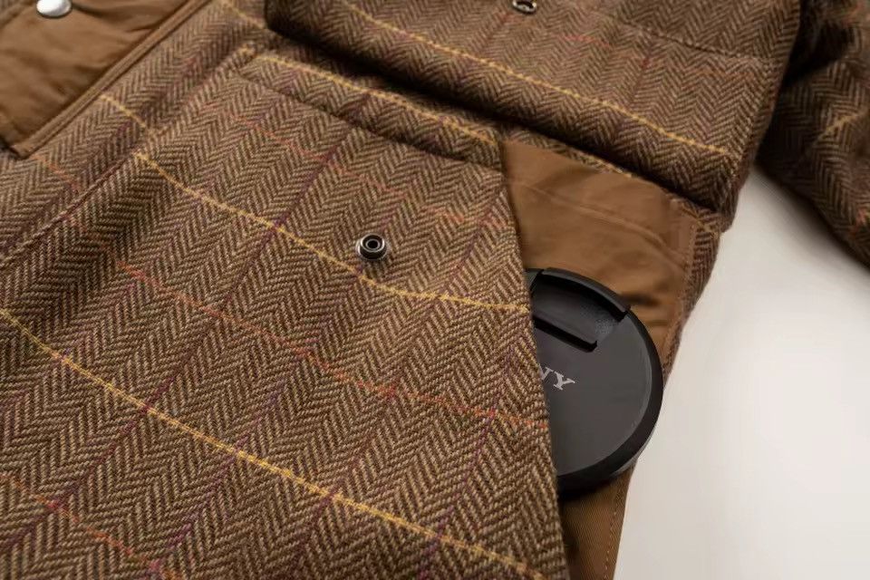 Vintage Japanese Retro Plaid Padded Cargo Parkas Outdoor Jacket Size US L / EU 52-54 / 3 - 8 Thumbnail