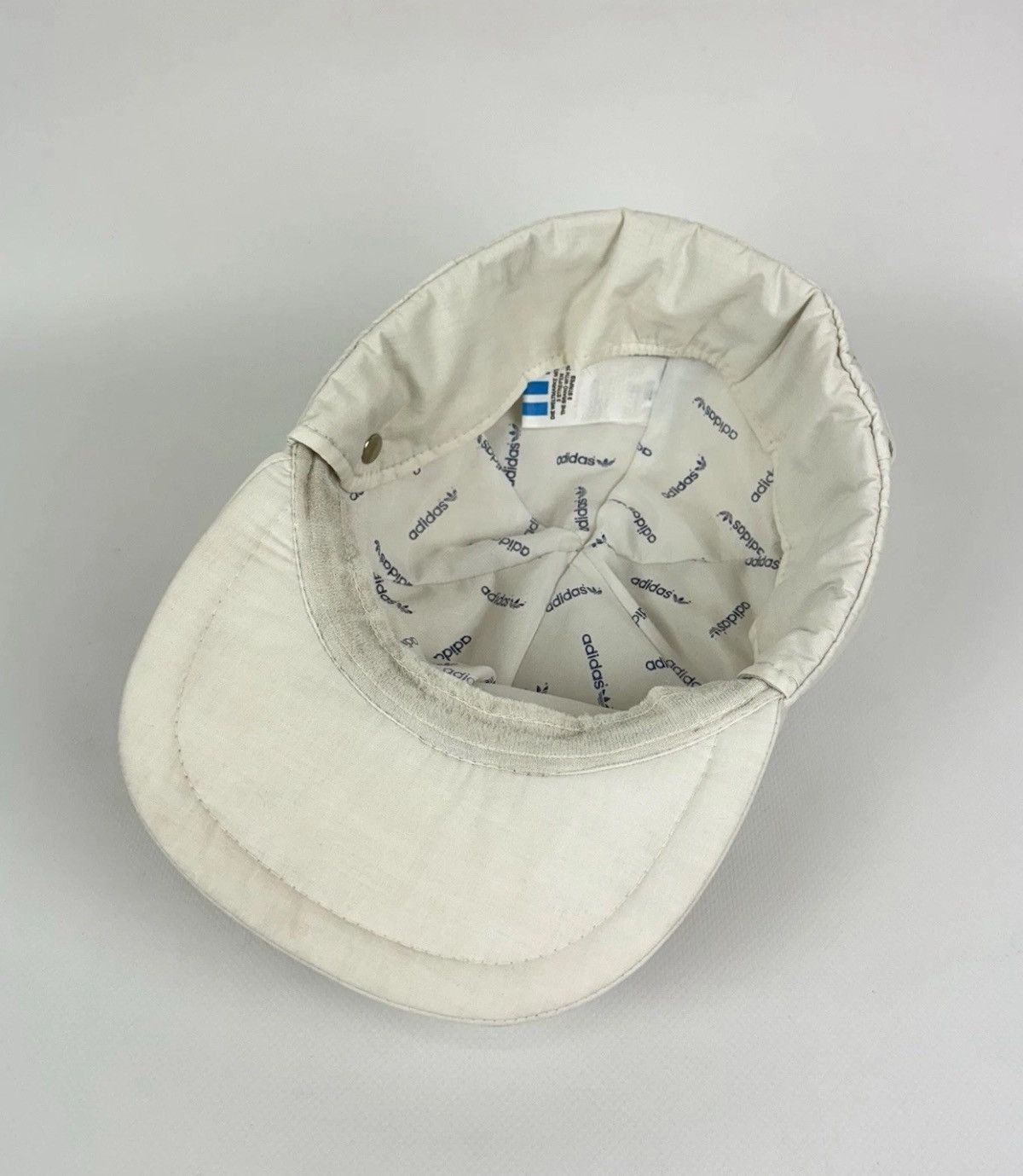 Adidas Vintage Adidas Made in West Germany Hat Cap White Insulated Size ONE SIZE - 16 Thumbnail