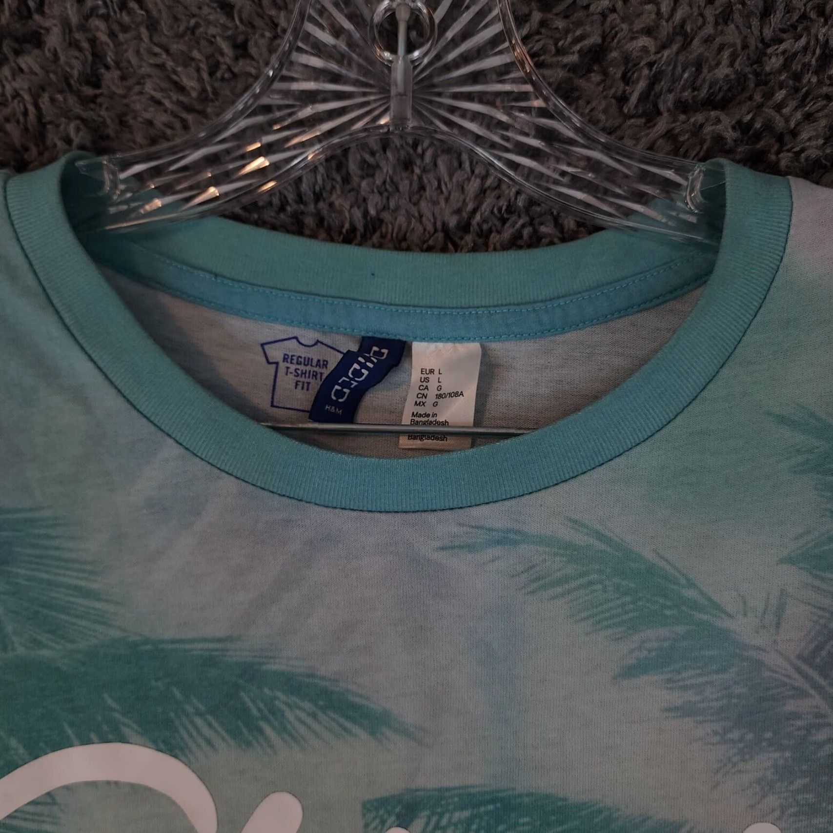 Altea VINTAGE Divided Graphic Tee Men’s Large Teal Beach California Size US 33 - 4 Thumbnail