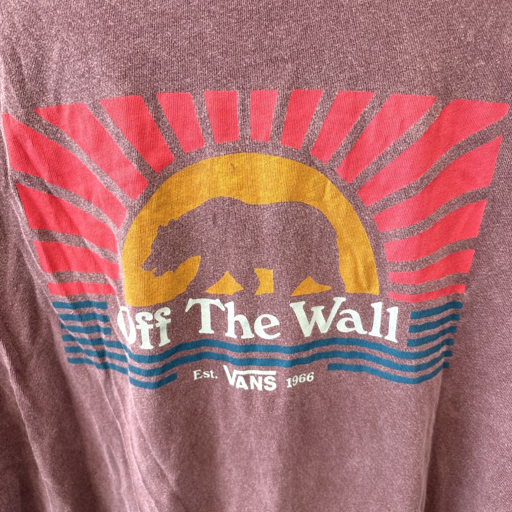 Vans VANS Shirt XL Purple Logo Pocket Tee Short Sleeve Graphic Print Size US XL / EU 56 / 4 - 2 Thumbnail