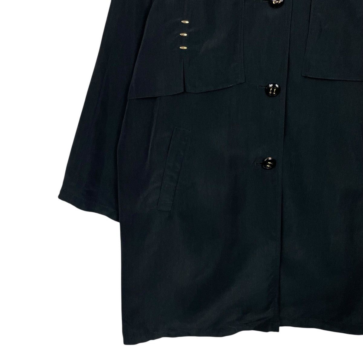 Japanese Brand Japanese Brand Women Black Coat Size L / US 10 / IT 46 - 3 Thumbnail