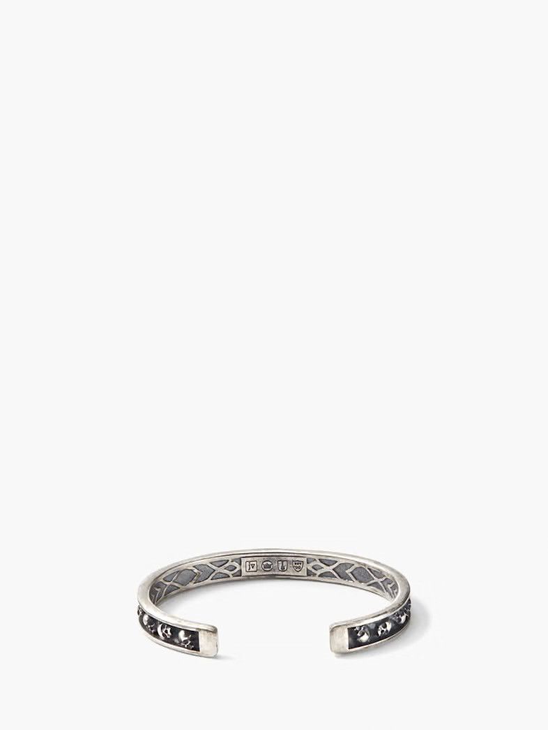 John Varvatos Sterling Silver Skull Cuff Bracelet Size ONE SIZE - 3 Thumbnail