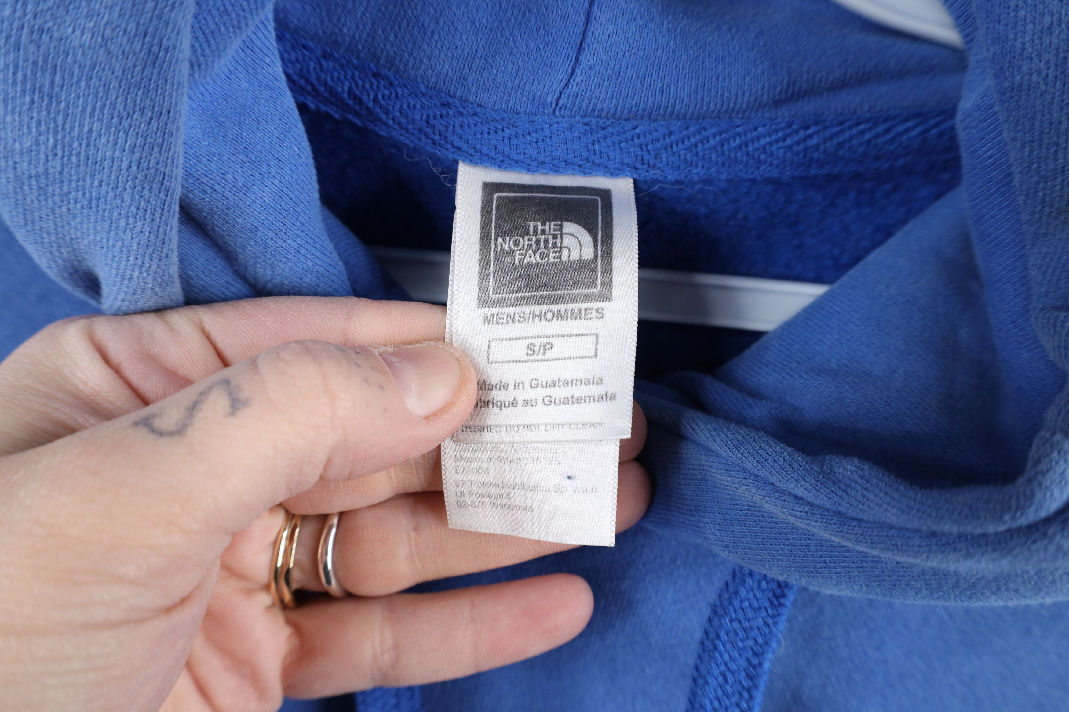 The North Face Vintage Y2K The North Face Spell Out Big Logo Hoodie Blue Size US S / EU 44-46 / 1 - 9 Thumbnail
