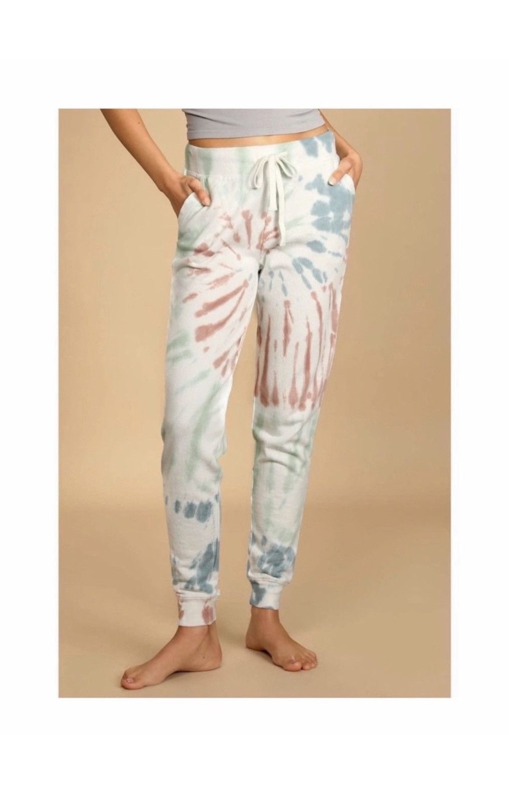 Z Supply Lulus Z Supply String Tie Joggers with pockets Size M Size 28" / US 6 / IT 42 - 1 Thumbnail