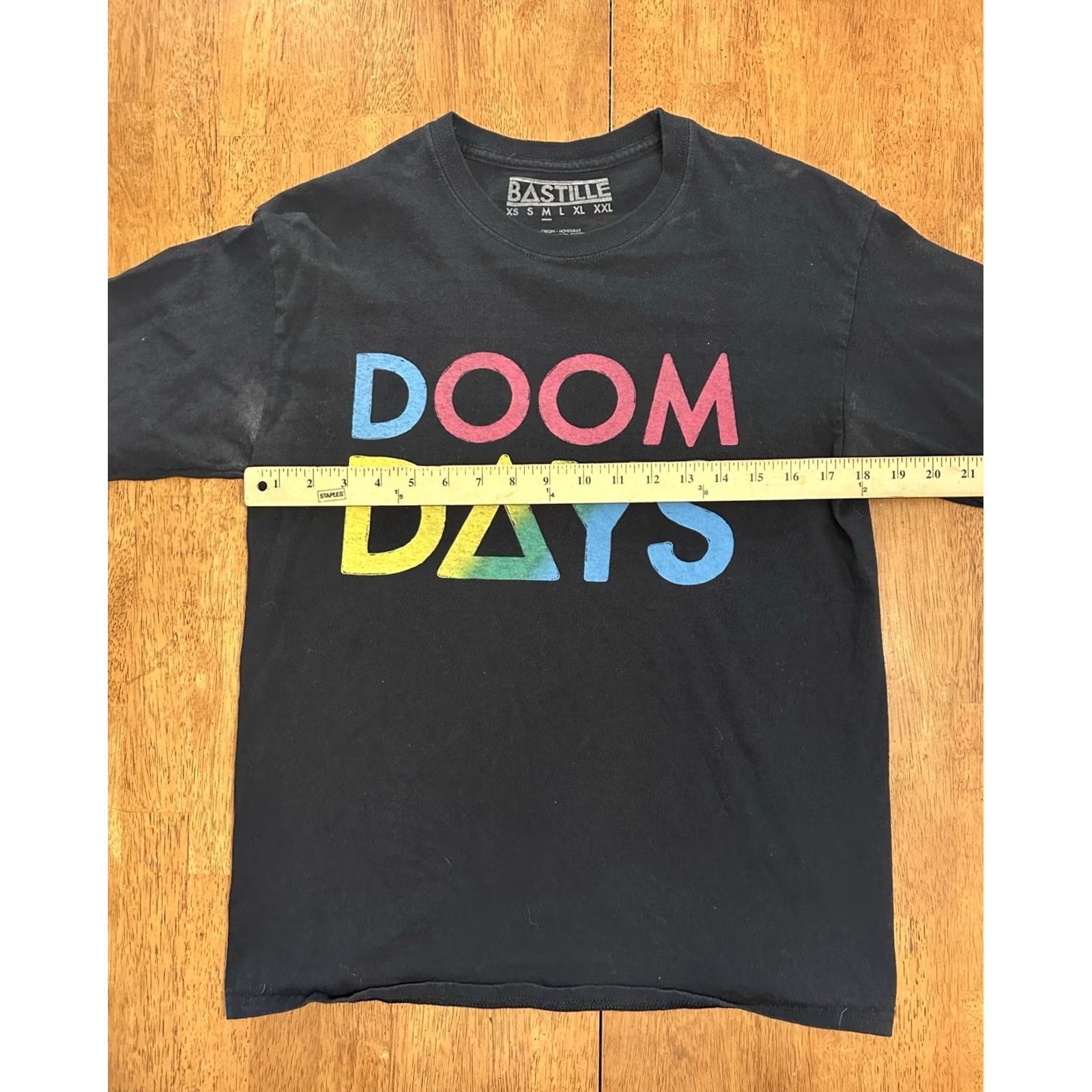 Vintage Bastille Doom Days T Shirt Medium Band Music Long Sleeve Size US M / EU 48-50 / 2 - 6 Thumbnail