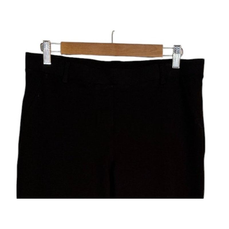 Quince Quince Pants Women Large Black Stretch Ankle Minimalist Size 32" / US 10 / IT 46 - 2 Thumbnail