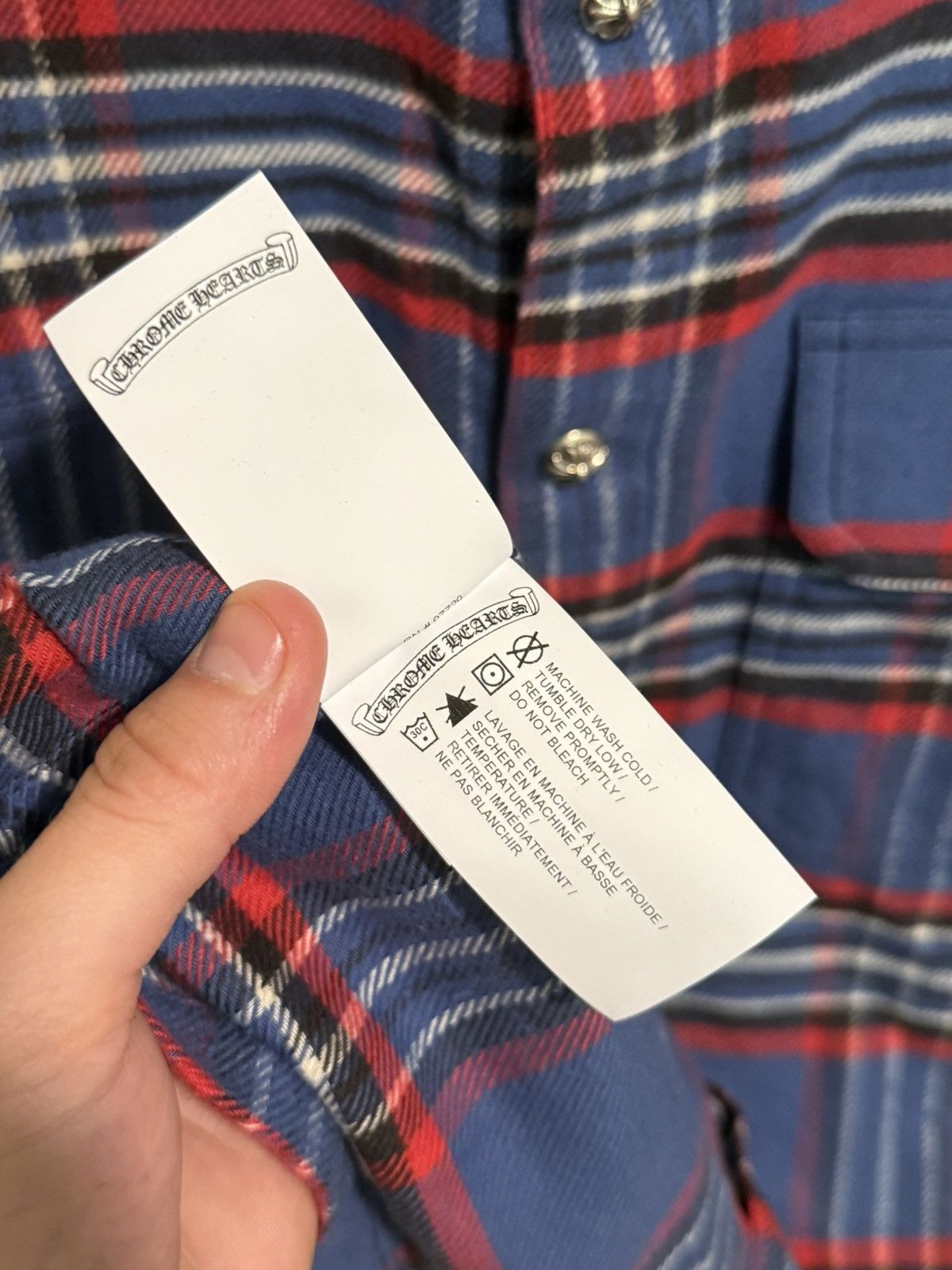 Chrome Hearts Chrome Hearts Flannel Work Dog Shirt Size US XS / EU 42 / 0 - 10 Thumbnail