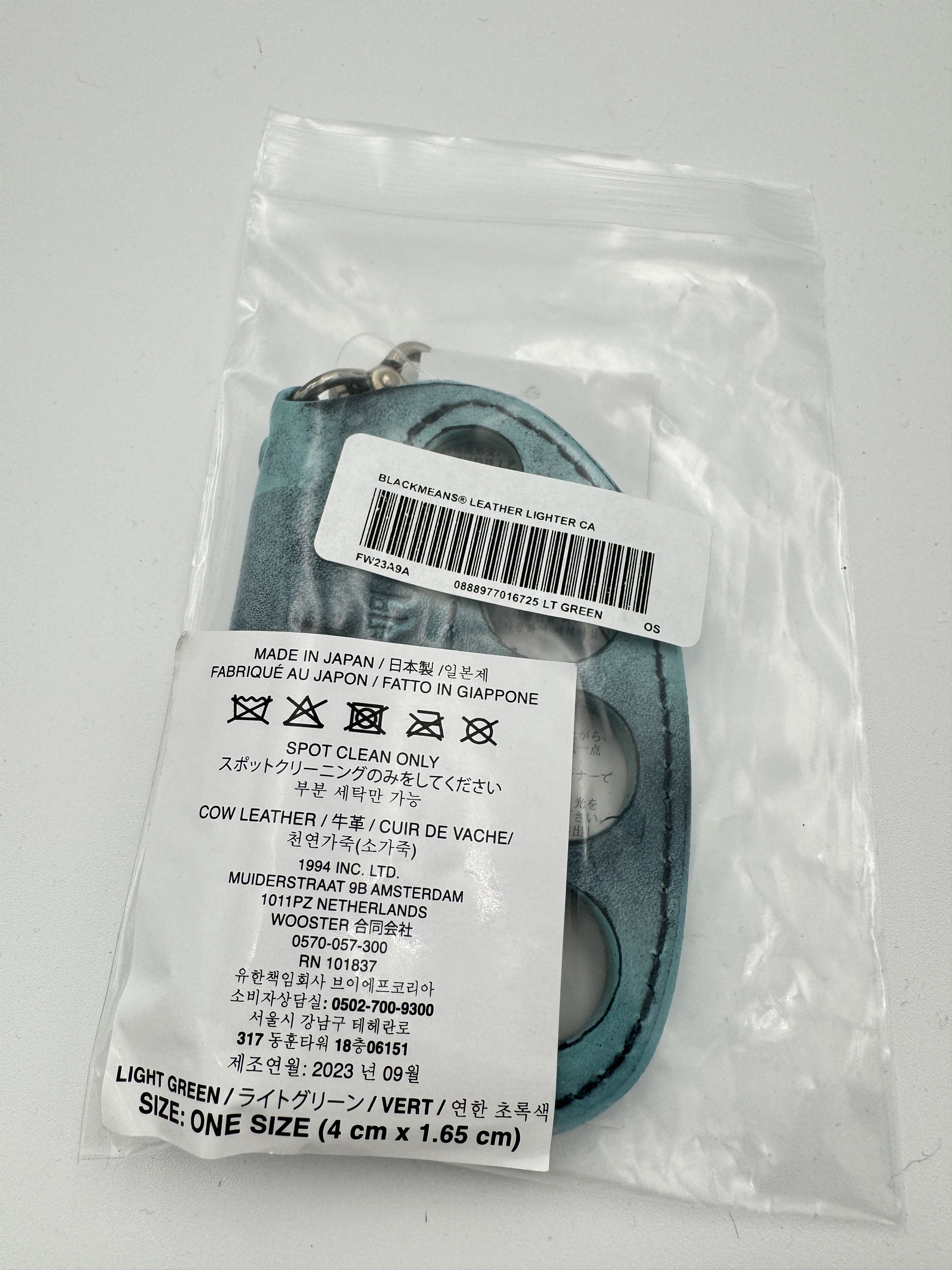 Blackmeans × Supreme Supreme Blackmeans Leather Lighter Case Green Blue Size ONE SIZE - 3 Thumbnail