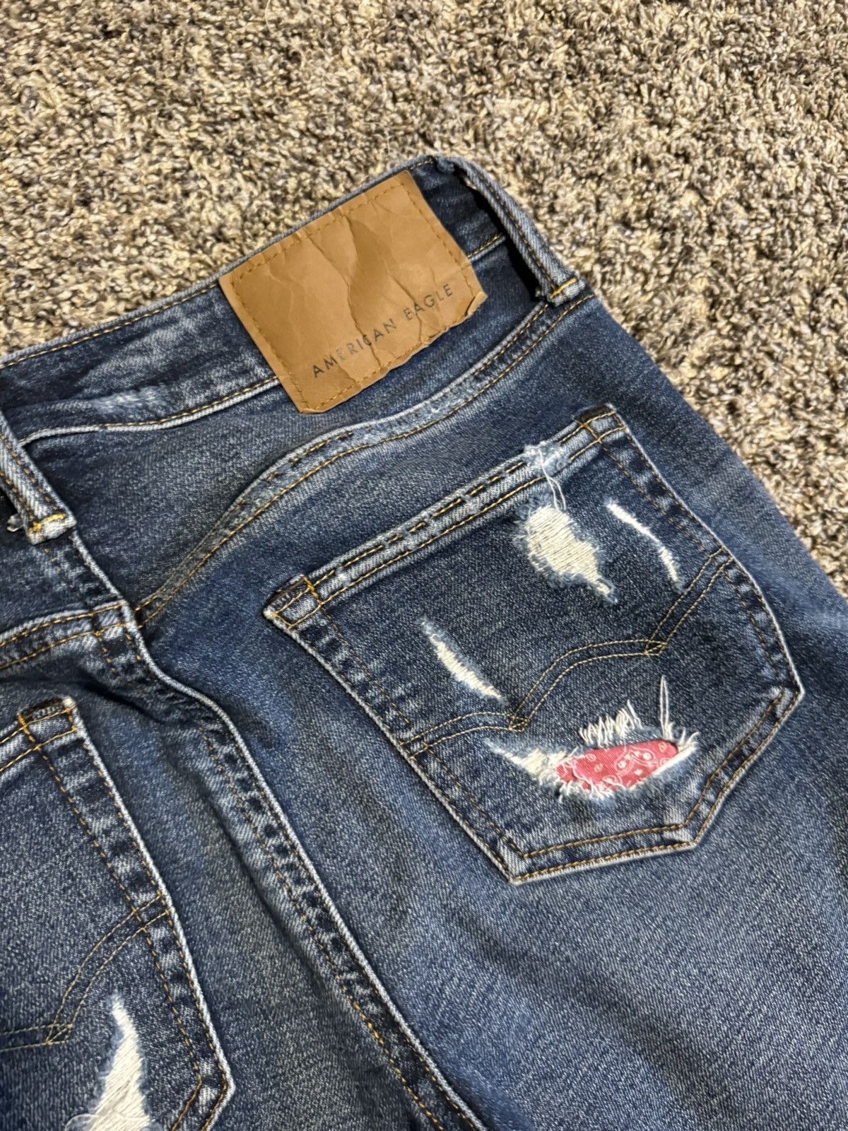 American Eagle Outfitters American Eagle Distressed Demin Size US 28 / EU 44 - 3 Thumbnail