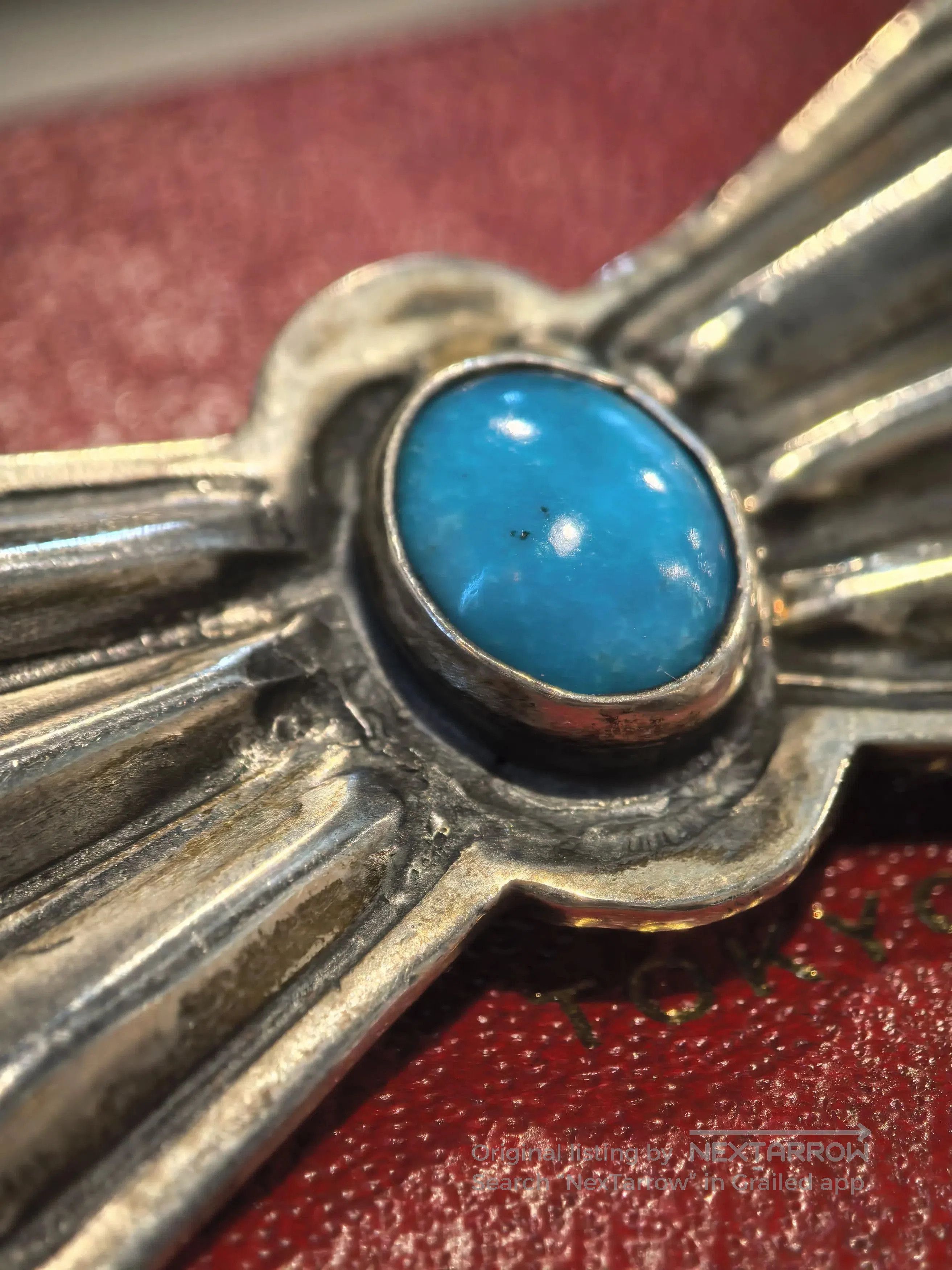 Larry Smith LARRY SMITH Turquoise Brooch. Size ONE SIZE - 3 Thumbnail