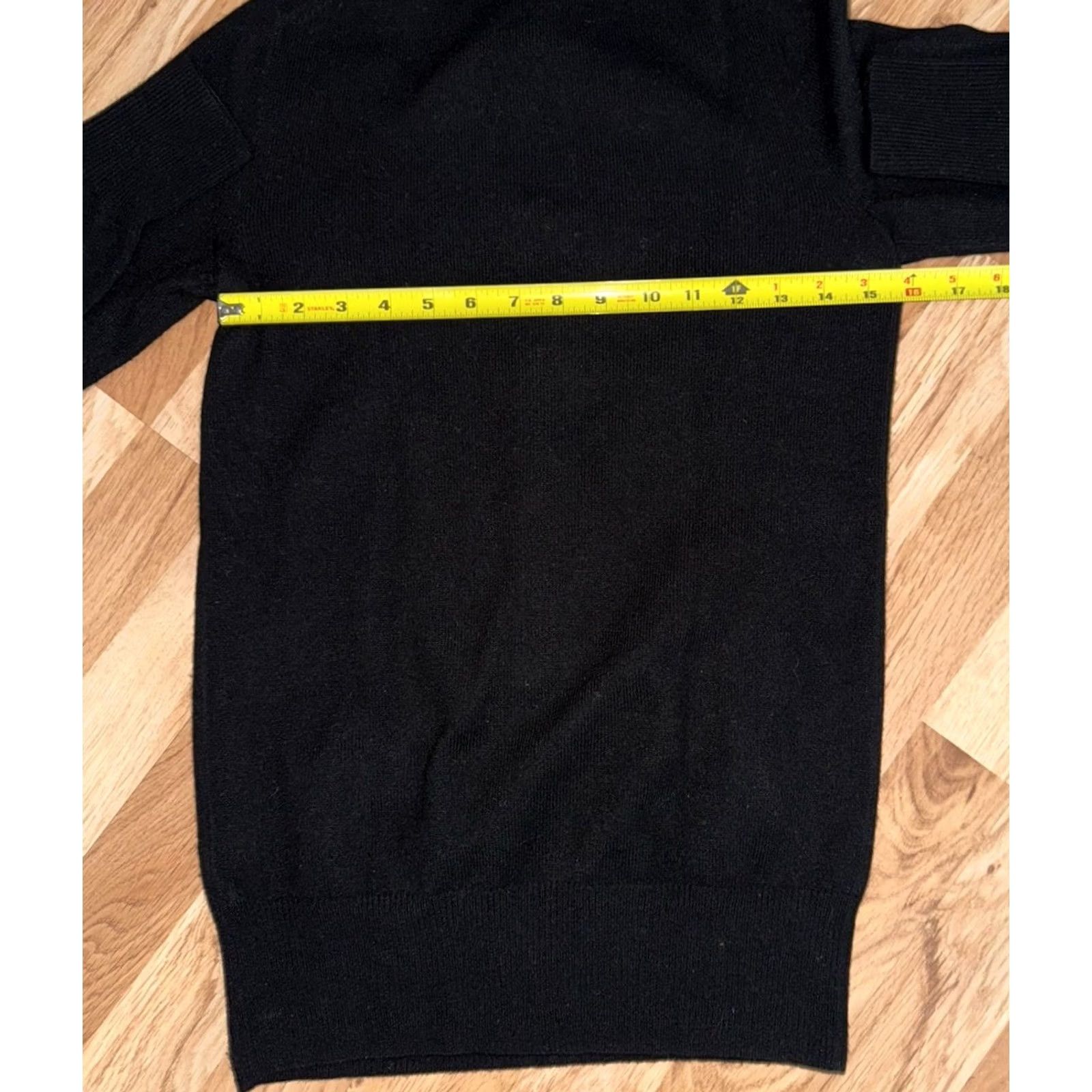 J.Crew J Crew Gustoso Black Sweater Cashmere Silk Size S Women Size S / US 4 / IT 40 - 5 Thumbnail
