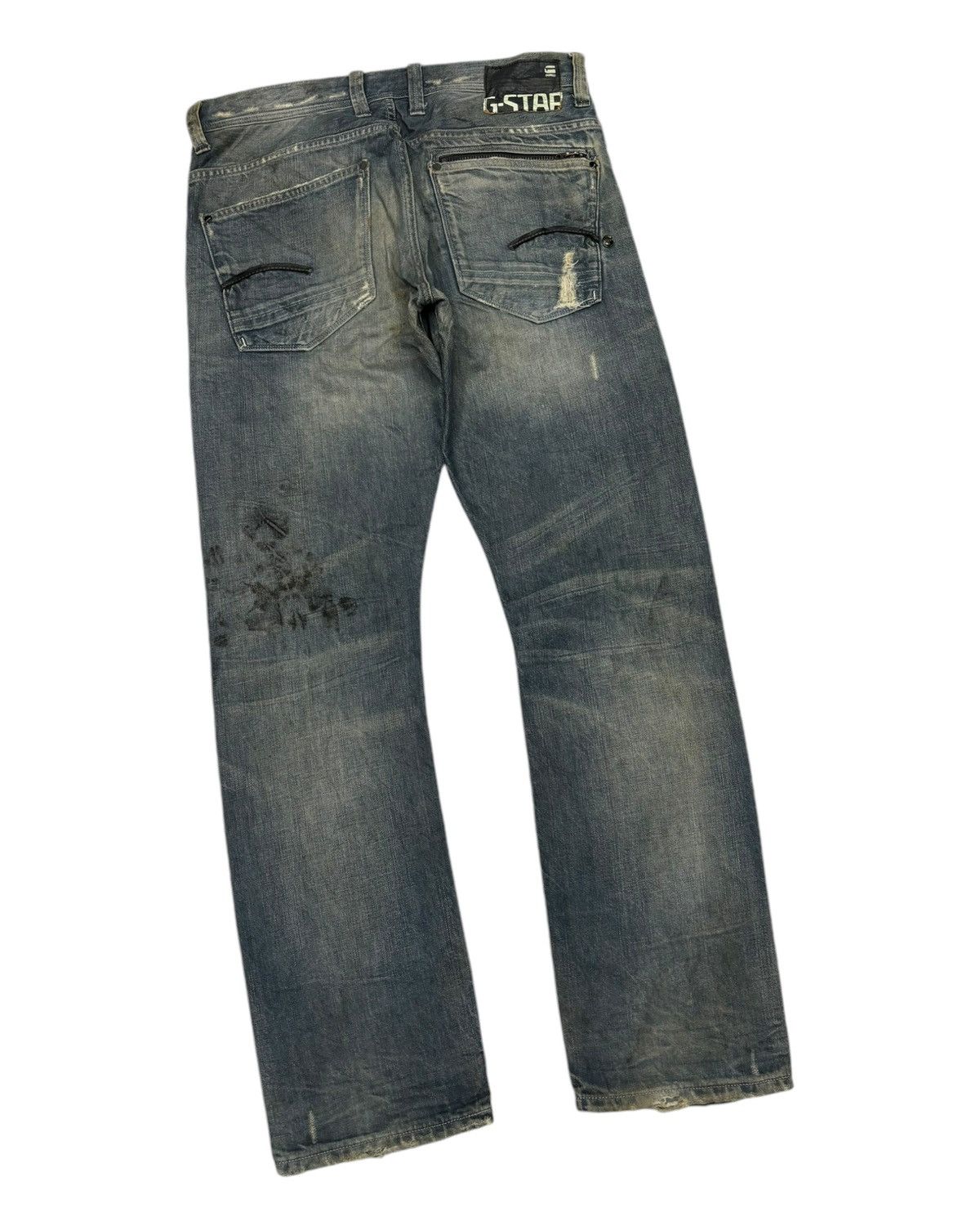G-Star 🔥G-STAR RAW HOMELESS DISTRESSED DENIM UNDERCOVER STYLE Size US 35 - 6 Thumbnail