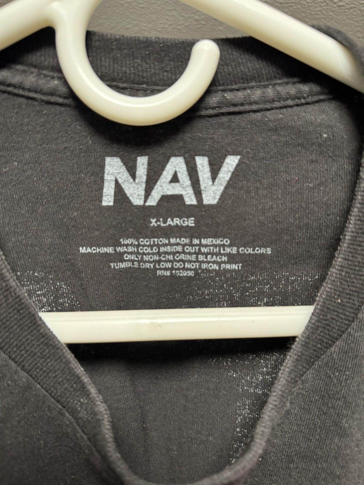 NAV NAV “Good Intentions” T-Shirt Black/Red – Size XL Size US XL / EU 56 / 4 - 5 Thumbnail