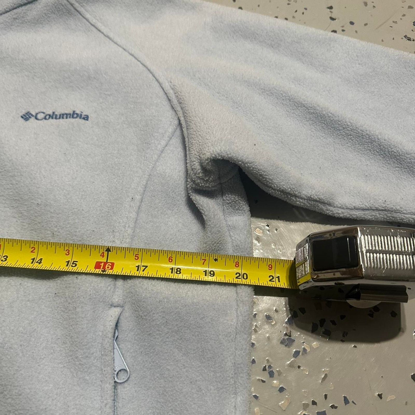 Columbia Women’s Columbia Baby Blue Fleece Zip Up Jacket Size M / US 6-8 / IT 42-44 - 4 Thumbnail