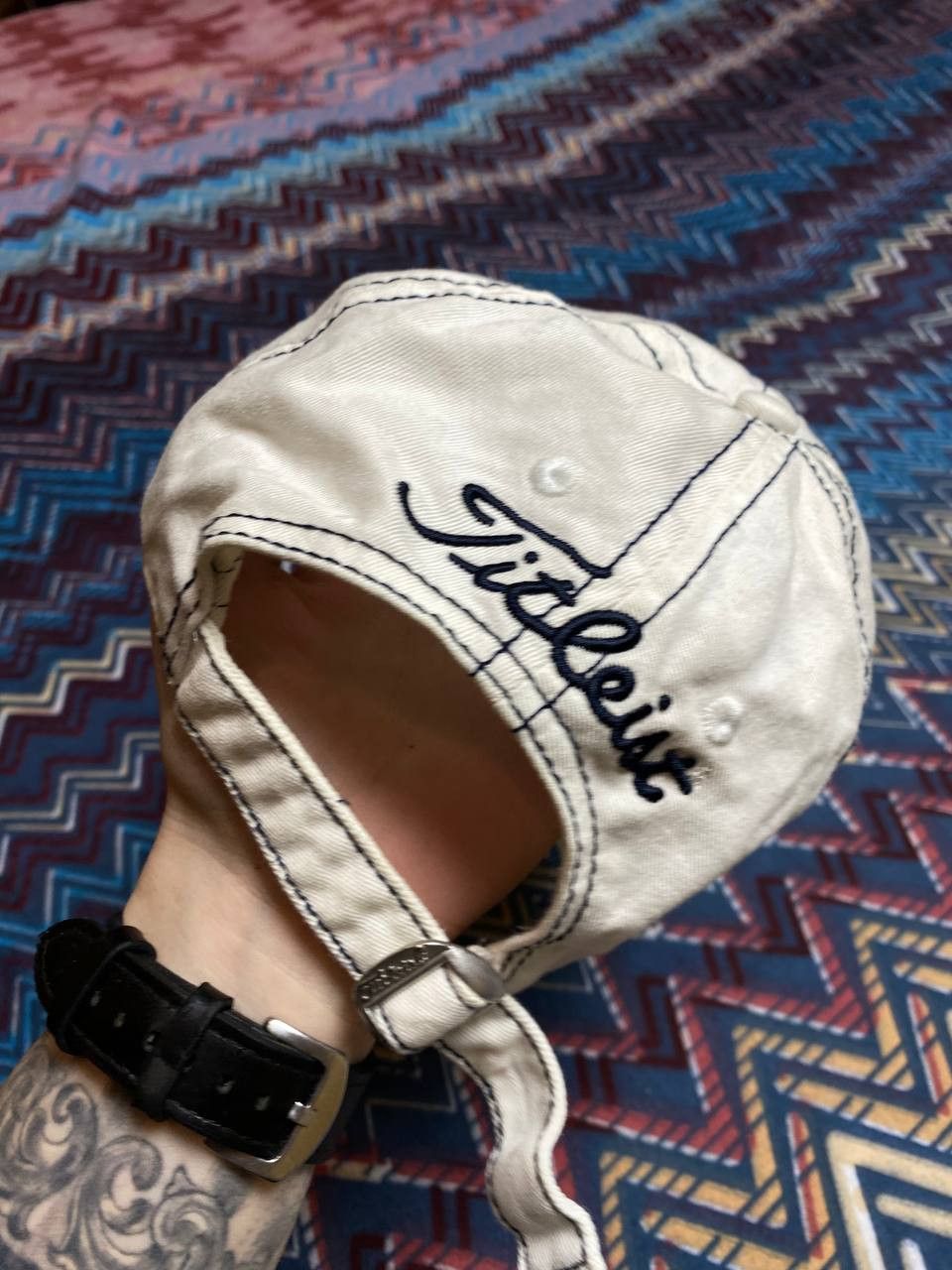 Titleist Hats white big logo Vintage Titleist Cap Y2K streetwear Size ONE SIZE - 5 Thumbnail