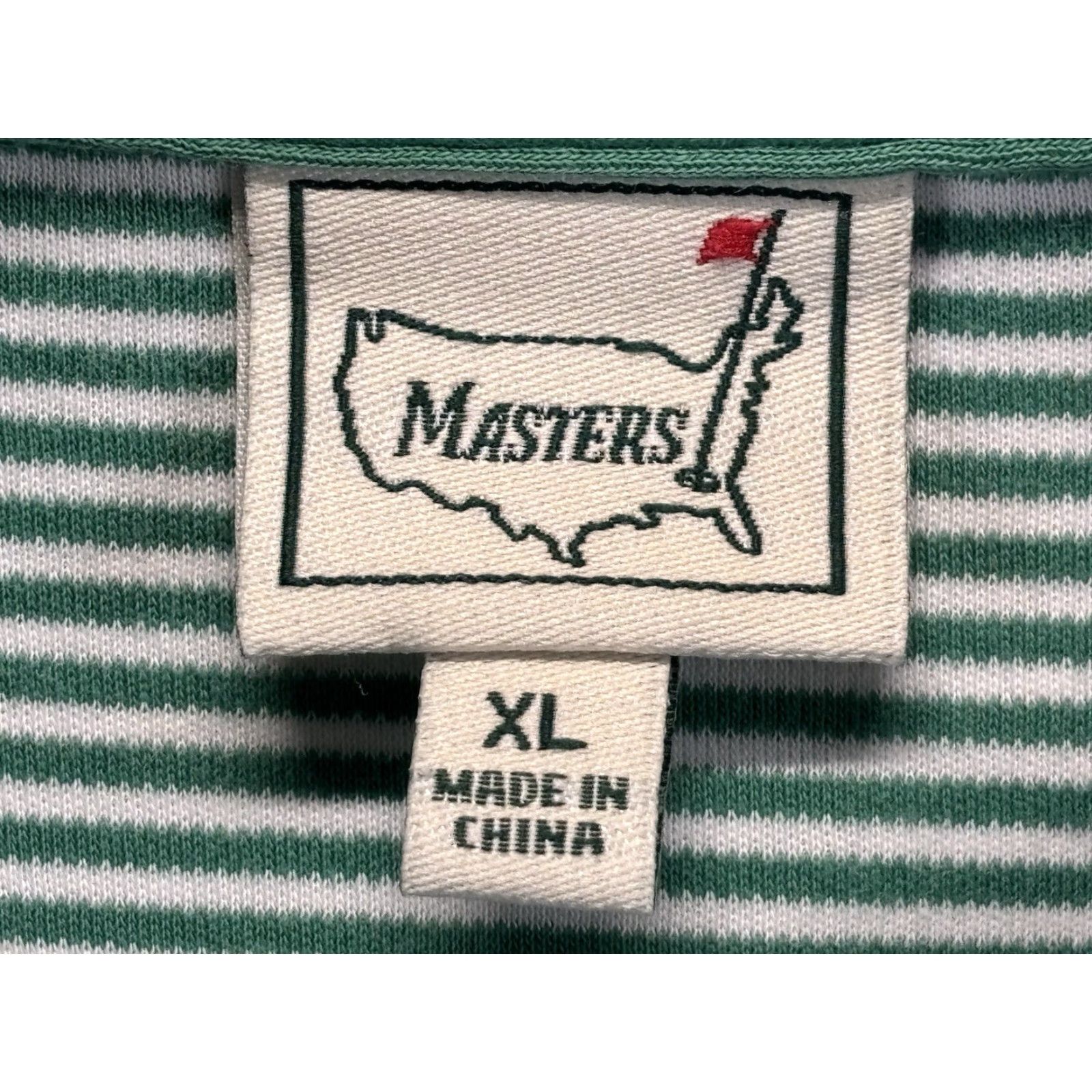Vintage VINTAGE Masters Golf Striped Polo Shirt Men’s XL Green Augusta Cotton Preppy Size US XL / EU 56 / 4 - 5 Thumbnail