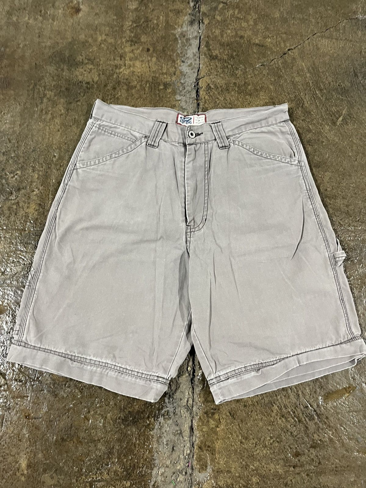 Carhartt × Old Navy × Vintage Crazy Y2K Old Navy Carpenter Shorts Carhartt Style Skater Size US 34 / EU 50 - 5 Thumbnail