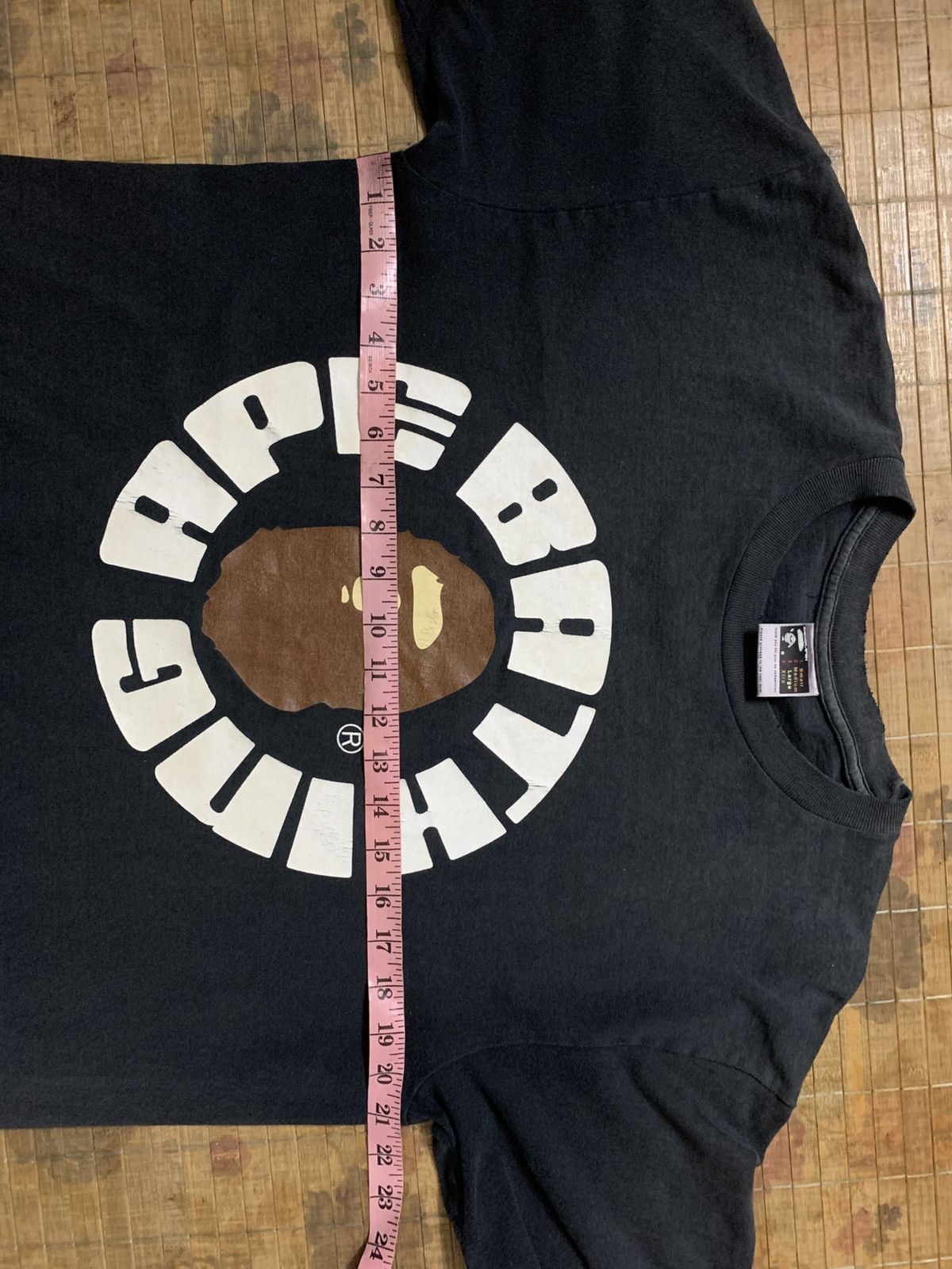 Bape Distressed Sun Faded Bathing Ape T Shirt Size US L / EU 52-54 / 3 - 24 Thumbnail