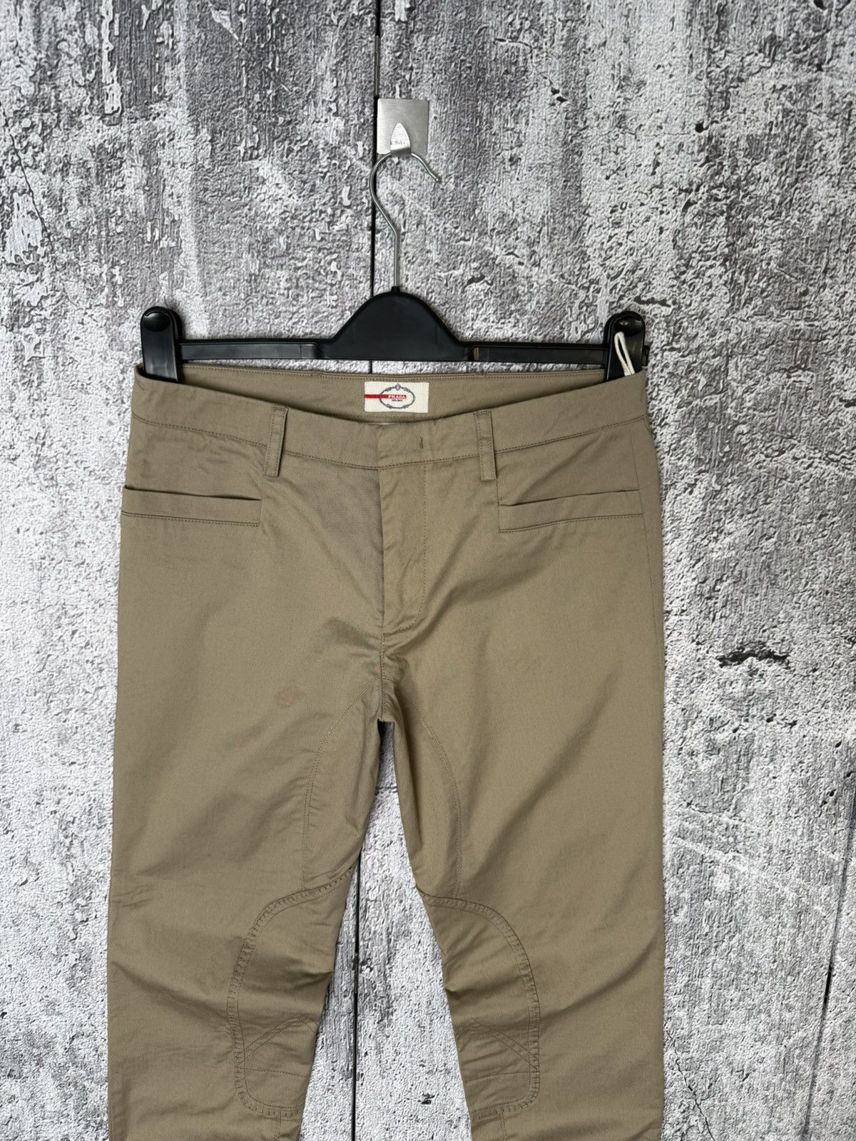 Prada Prada Milano Rare Technical Pants Reinforced Knees Zip Ankle Size 27" / US 4 / IT 40 - 3 Thumbnail