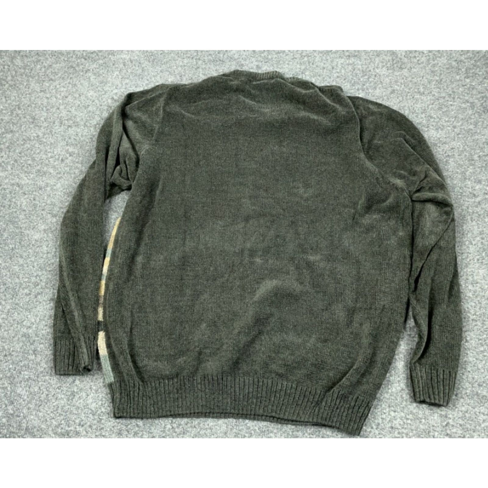 Dockers VINTAGE Dockers Sweater Adult XL Tall Gray Geometric Pattern Lightweight Pullover Crew Neck Knit 90s Dad Retro Mens Size US XL / EU 56 / 4 - 2 Thumbnail