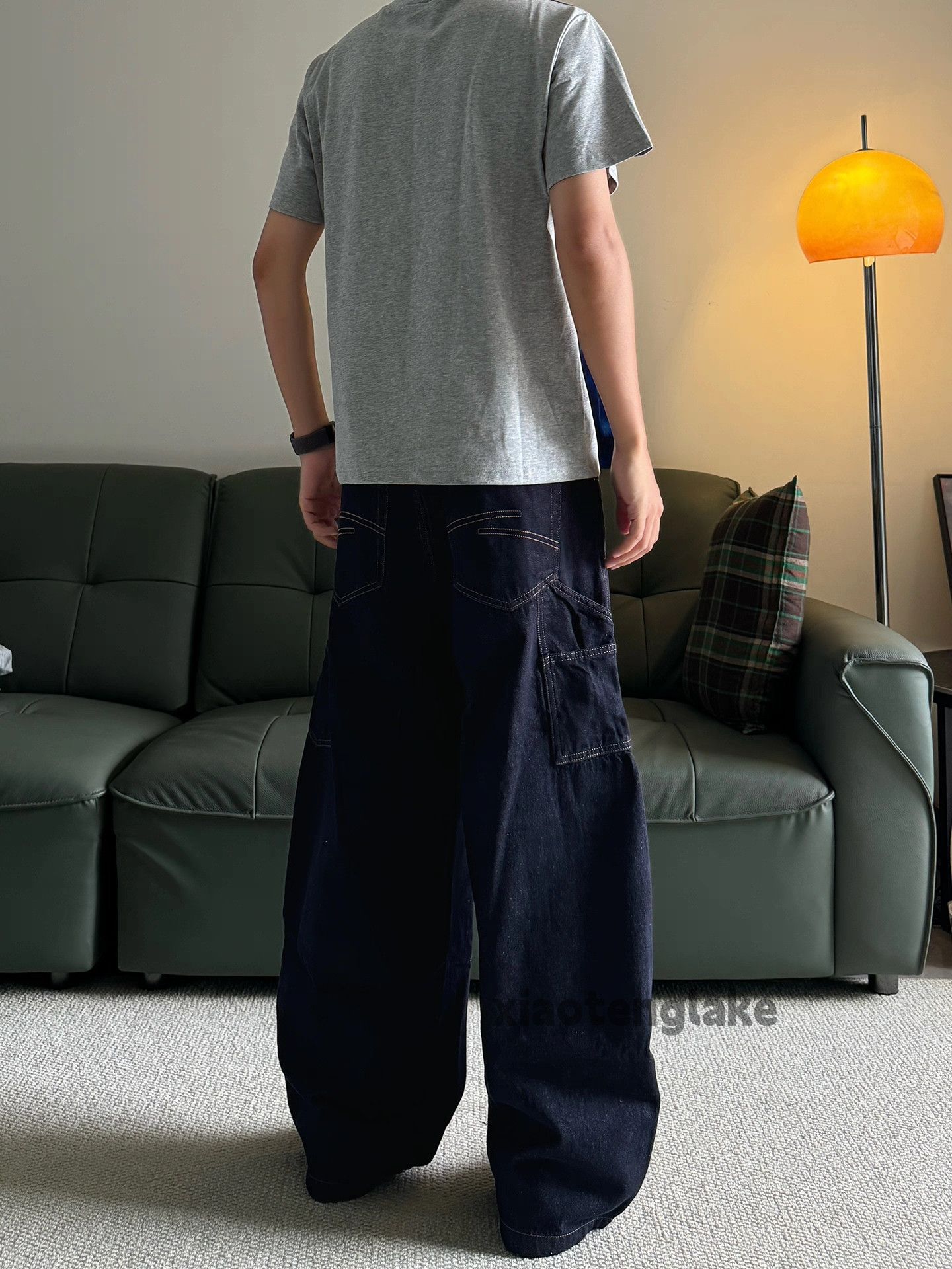 Jean Utility loose baggy skate hiphop yuppie carpenter pants Size US 28 / EU 44 - 2 Thumbnail