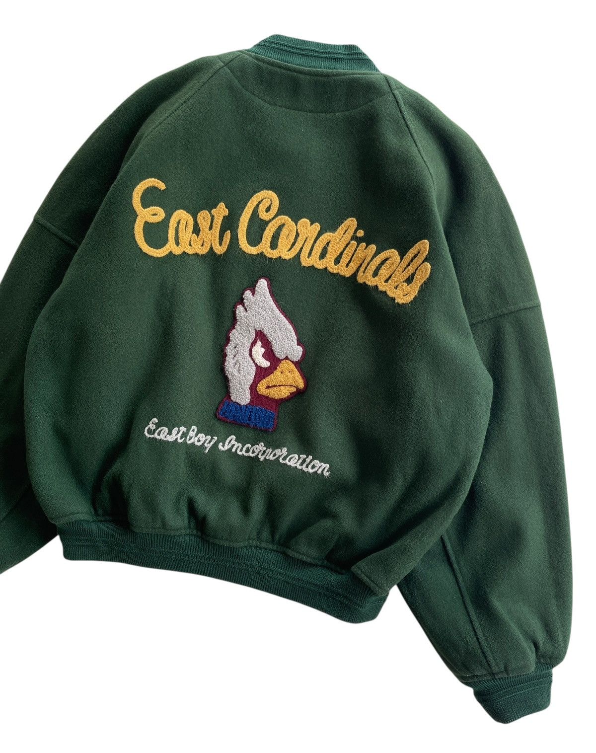 Japanese Brand Vintage East Cardinals Wool Bomber Jacket Size US M / EU 48-50 / 2 - 7 Thumbnail