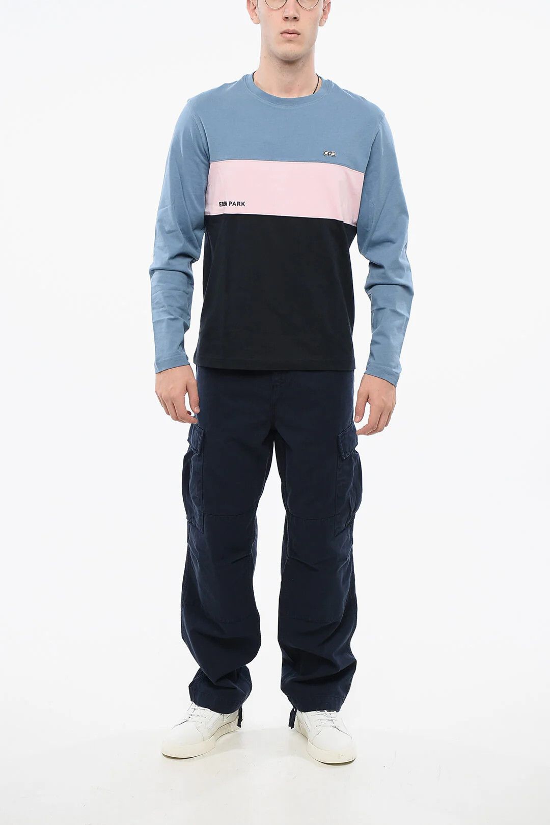 Eden Park og1mm0426 Crewneck T-Shirt in Blue Size US S / EU 44-46 / 1 - 4 Thumbnail