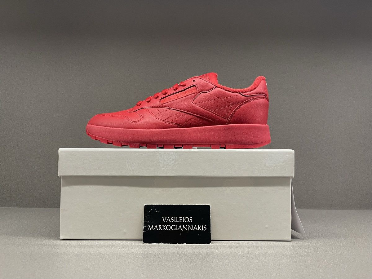 Maison Margiela × Reebok Reebok Classic Leather Tabi Maison Margiela Vector Red Size US 9 / EU 42 - 1 Thumbnail