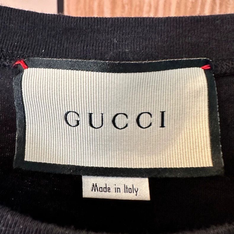 Gucci Gucci Dark blue tiger belt short sleeves 2501-Nextarrow Size US S / EU 44-46 / 1 - 4 Thumbnail
