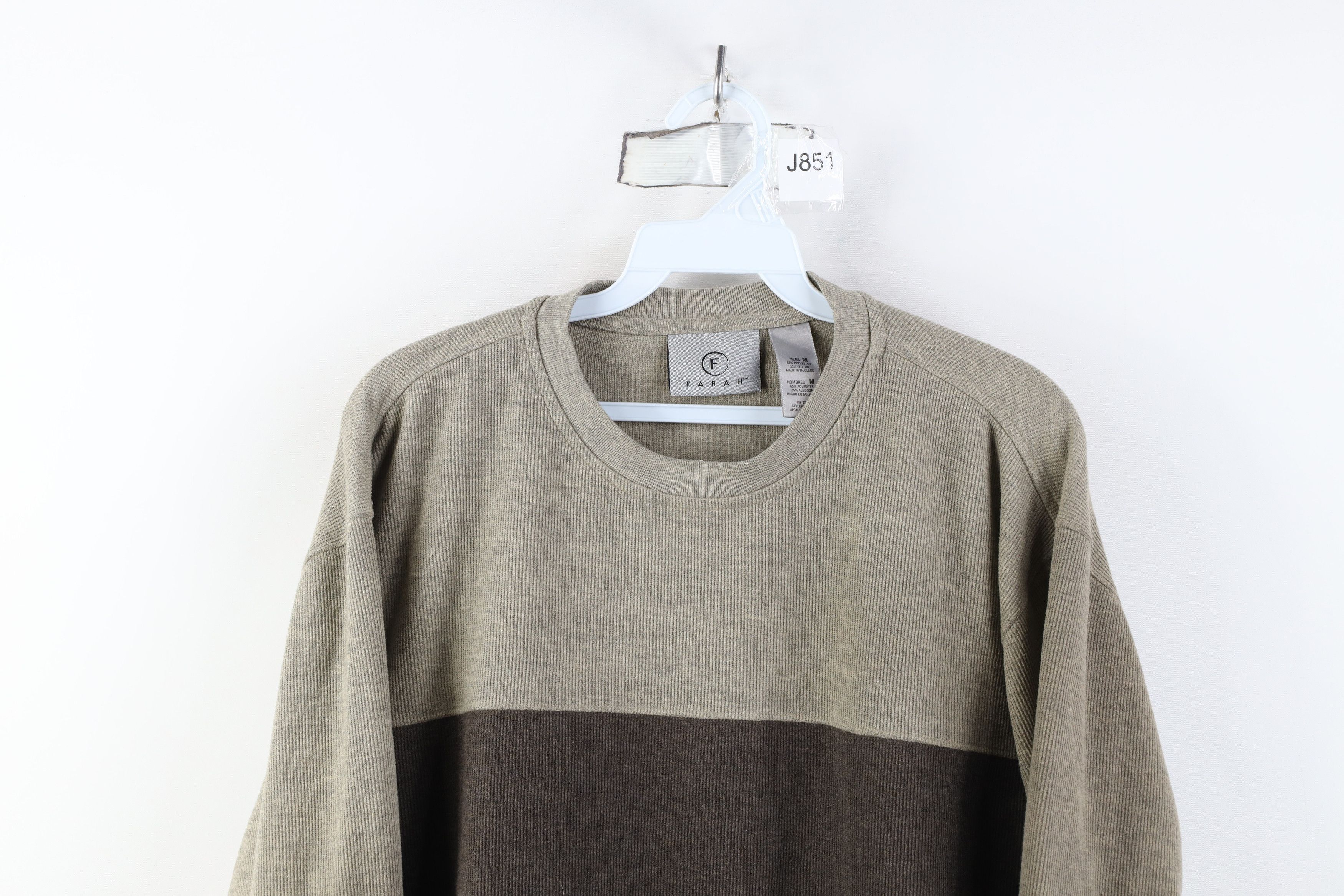 Vintage Vintage 90s Y2K Streetwear Ribbed Knit Long Sleeve T-Shirt Size US M / EU 48-50 / 2 - 2 Thumbnail