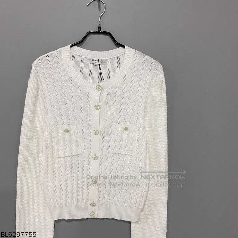 Chanel Chanel 21p white cardigan coat Size XS / US 0-2 / IT 36-38 - 3 Thumbnail